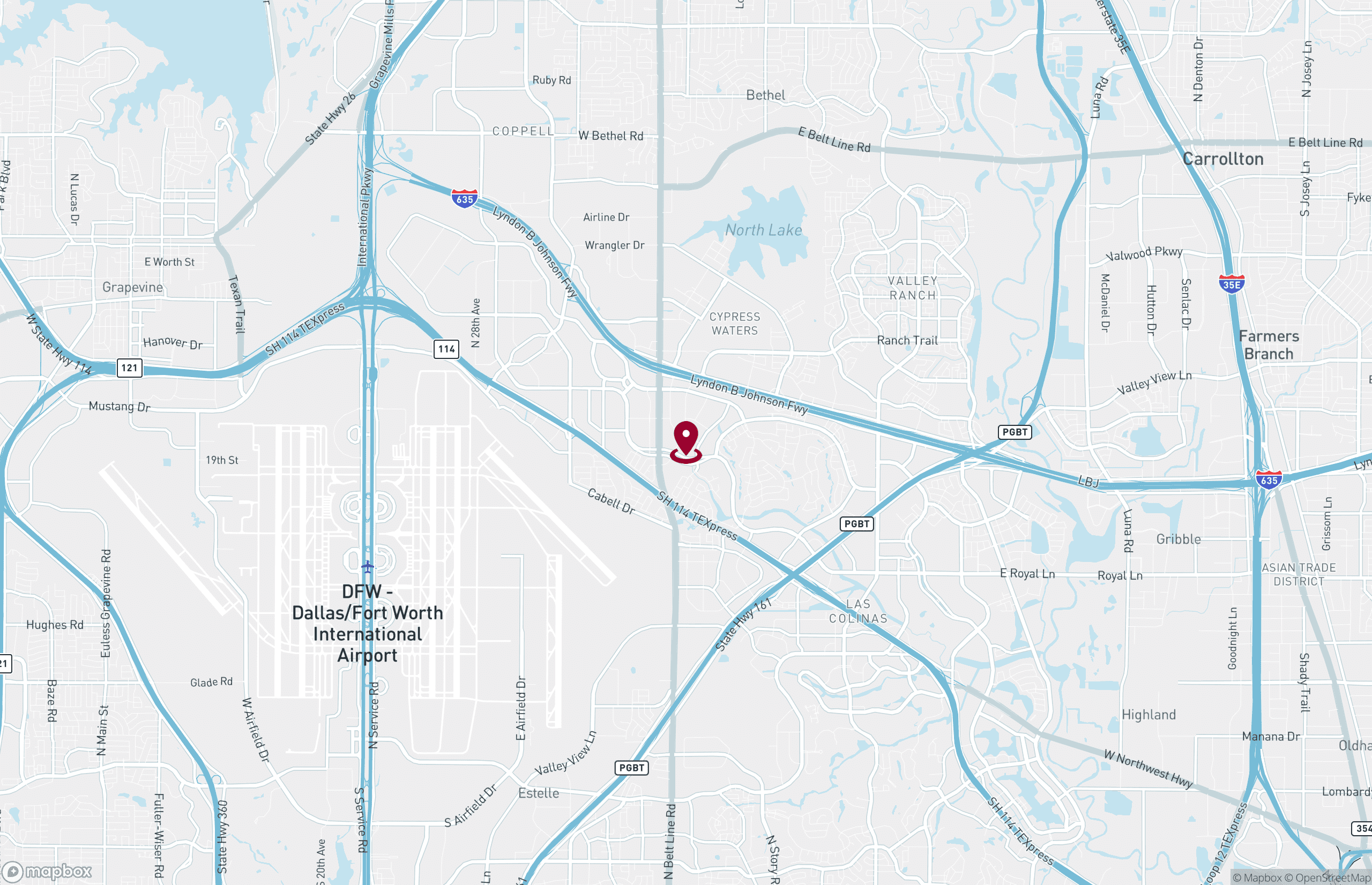 Map Industrial Property for Lease - 7880 Bent Branch Dr, Irving, Texas, 75063 (2)