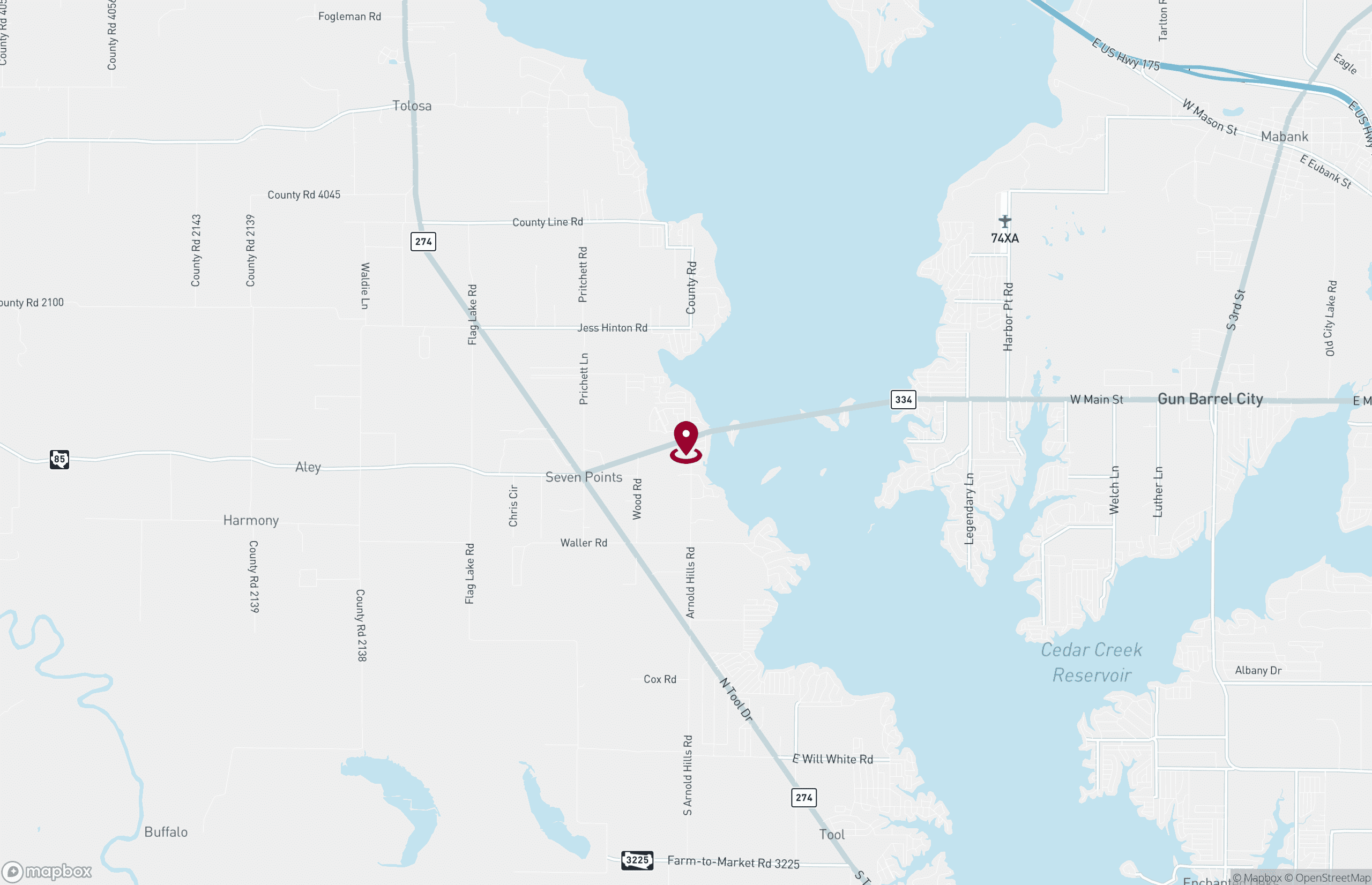 Map Land for Sale - 915 East Cedar Creek Parkway, Seven Points, Texas, 75143 (2)