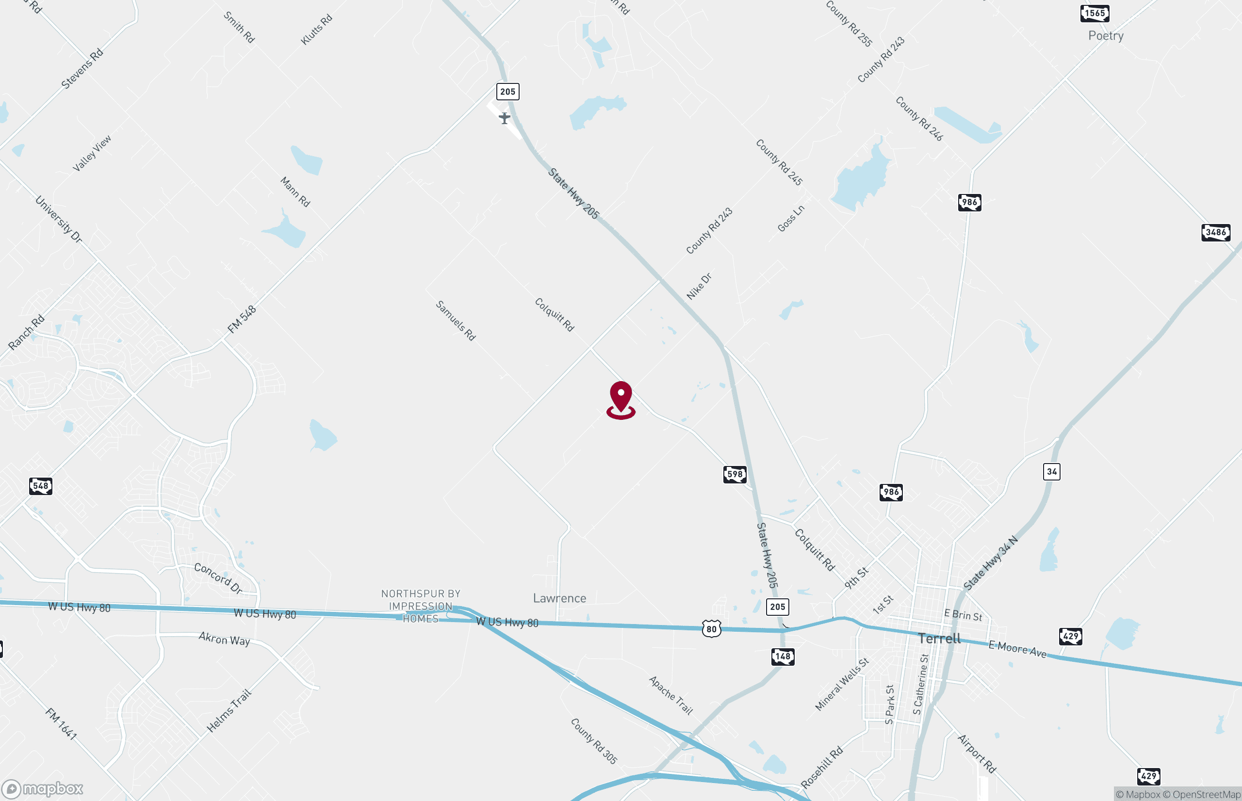 Land for Sale - CR 233 & Quail Ln, Terrell, Texas, 75160 (2)