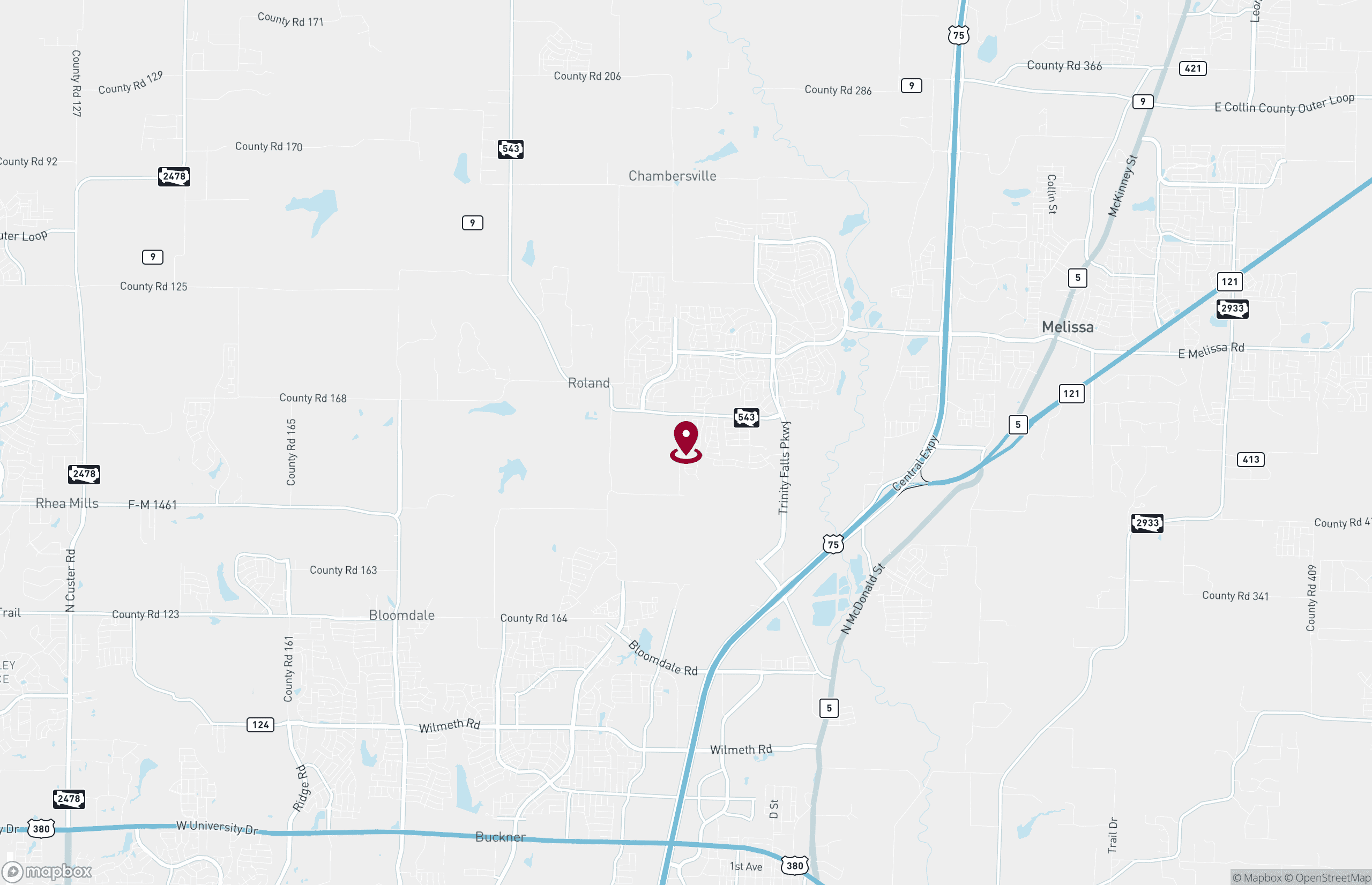 Map Industrial Property for Lease - 7532 County Road 202, Anna, Texas, 75071 (2)