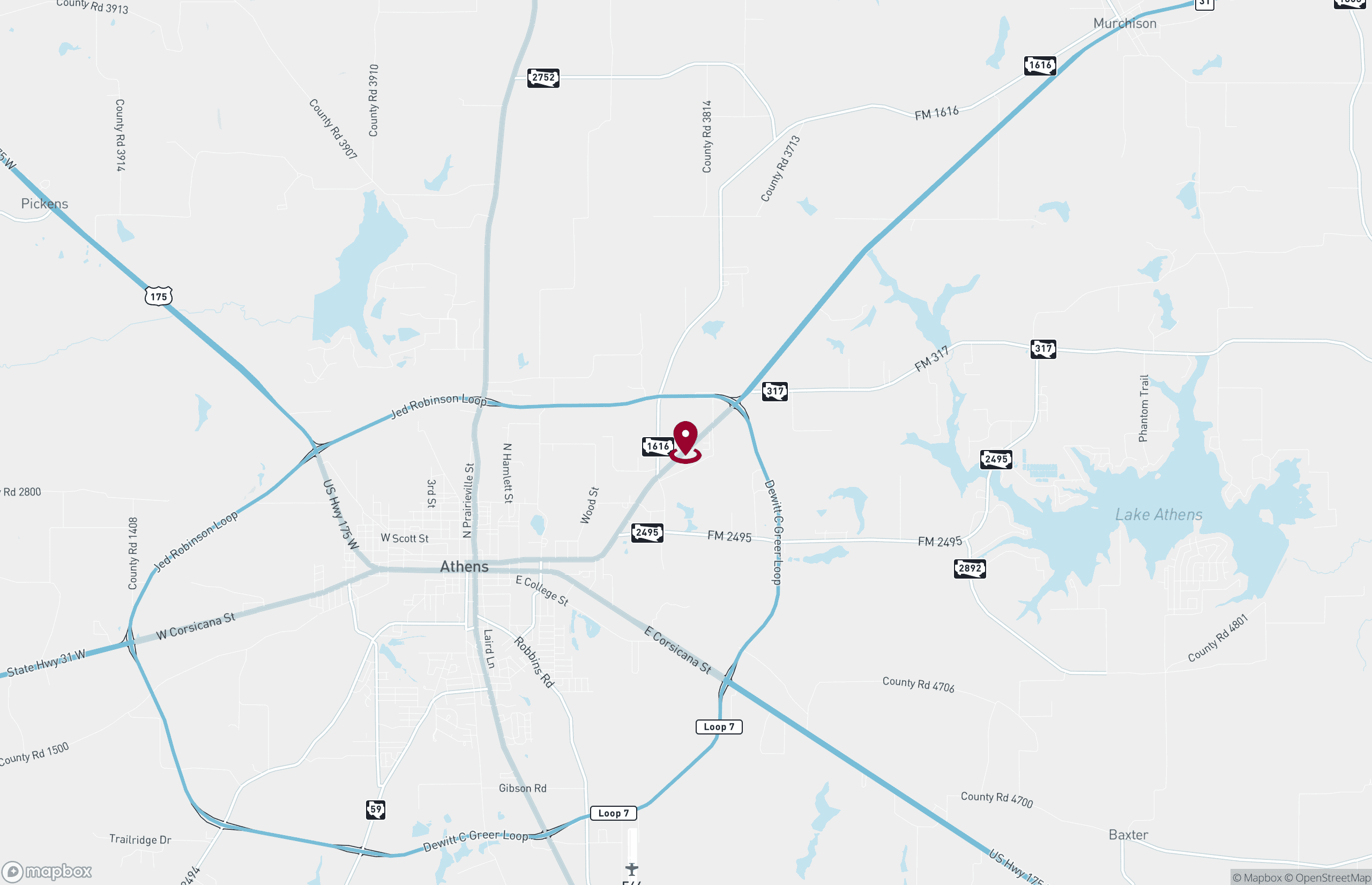 Map Land for Sale - 2051 State Highway 31 E, Athens, Texas, 75751 (2)