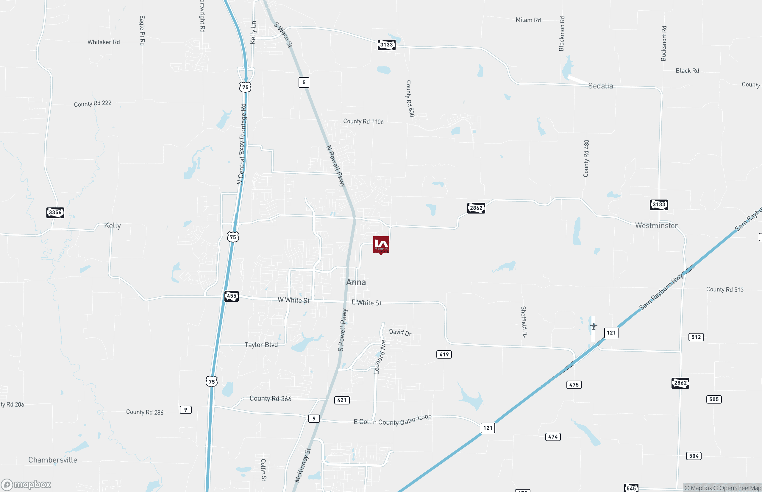 Map Industrial Property for Lease - 1009 Industrial Way Drive, Anna, Texas, 75409 (2)