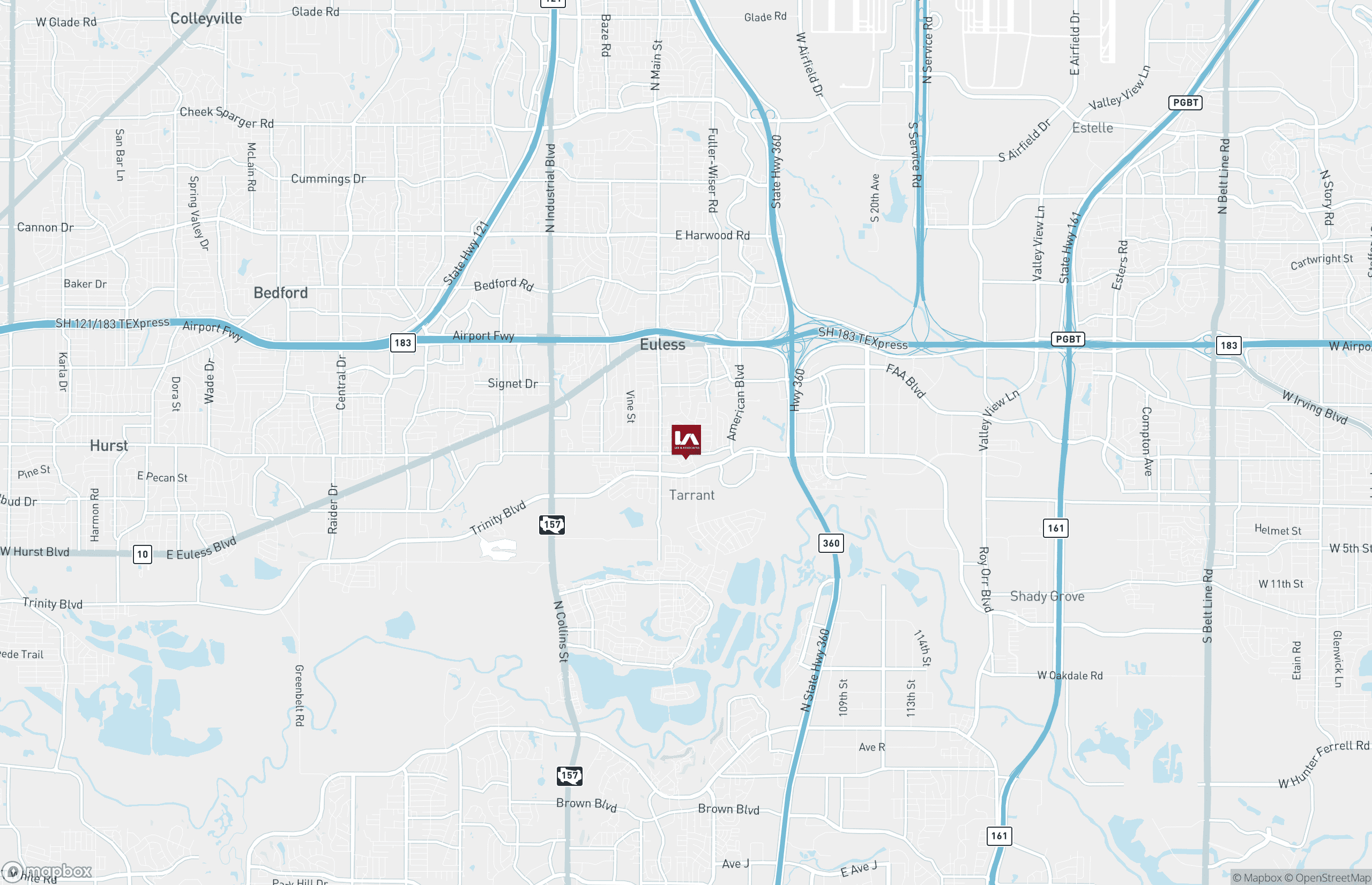 Map Industrial Property for Lease or Sale - 4601 Eden Road S, Mansfield, Texas, 76063 (3)