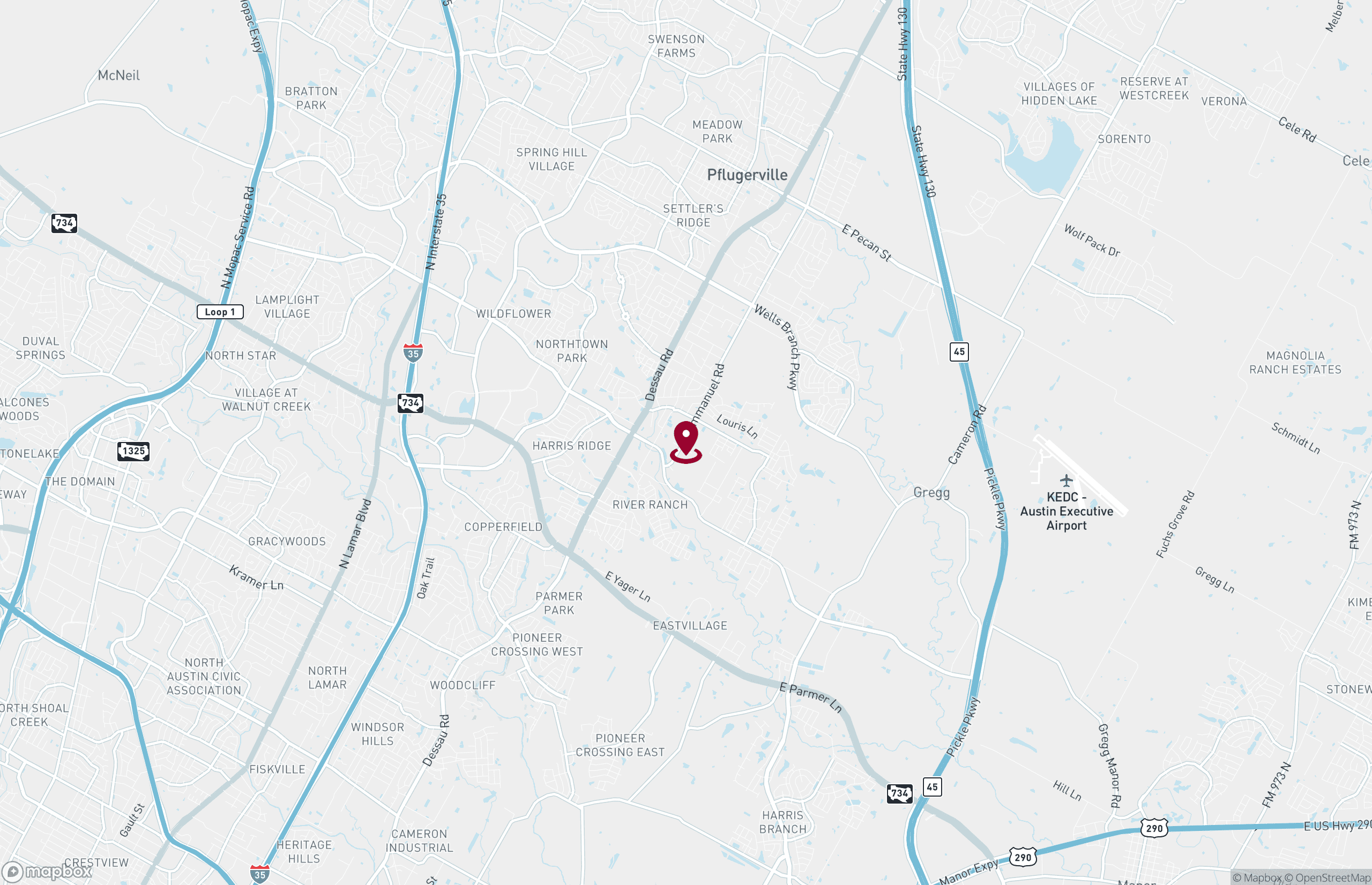 Map Industrial Property for Lease or Sale - 13621 Immanuel Rd, Pflugerville, Texas, 78660 (2)