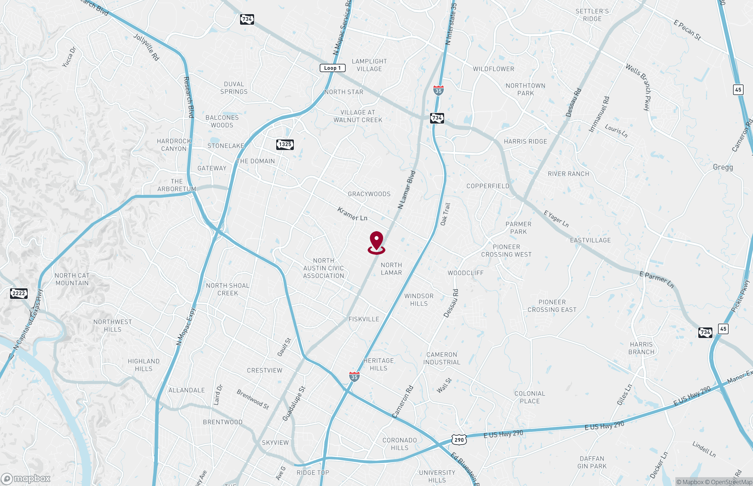Map Industrial Property for Lease or Sale - 900 Mcphaul St, Austin, Texas, 78758 (2)