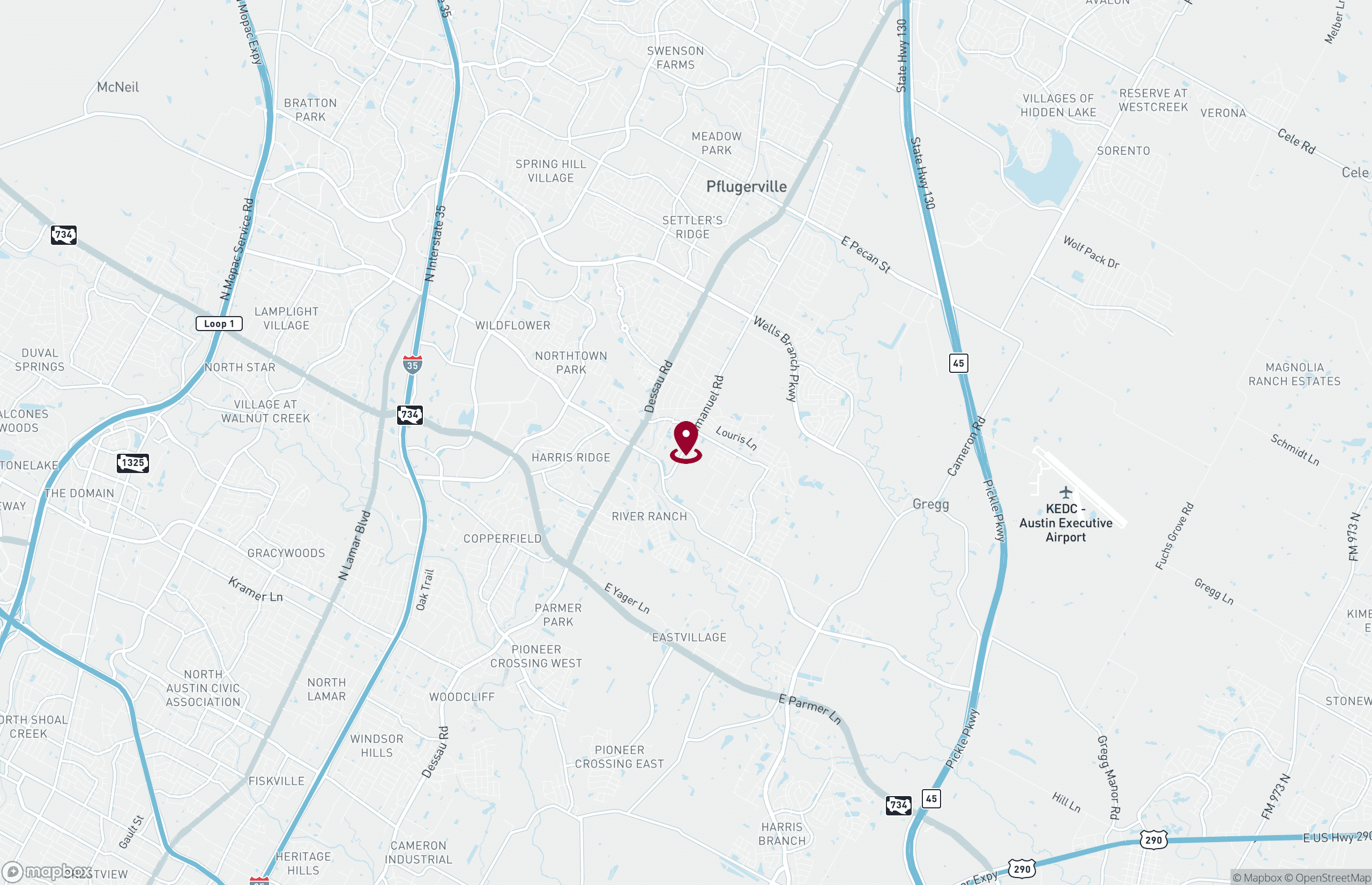 Map Industrial Property for Lease - 13720 Immanuel Rd, Pflugerville, Texas, 78660 (2)