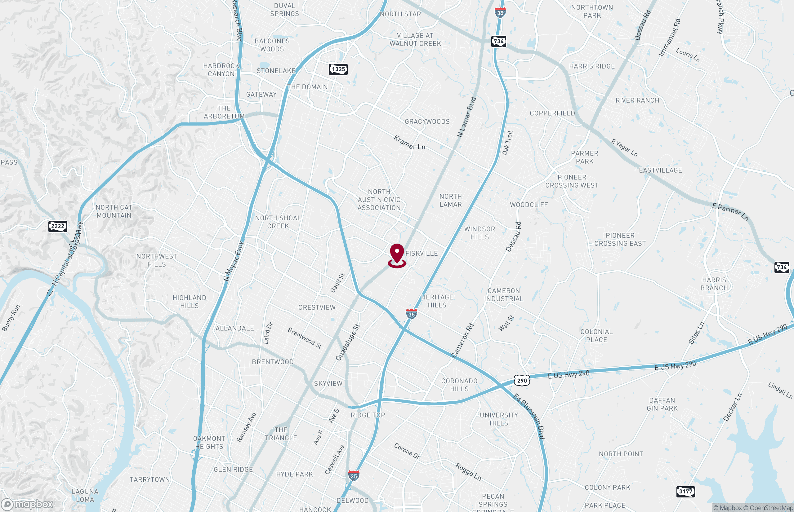 Map Industrial Property for Lease - 8732 N Lamar Blvd, Austin, Texas, 78753 (2)