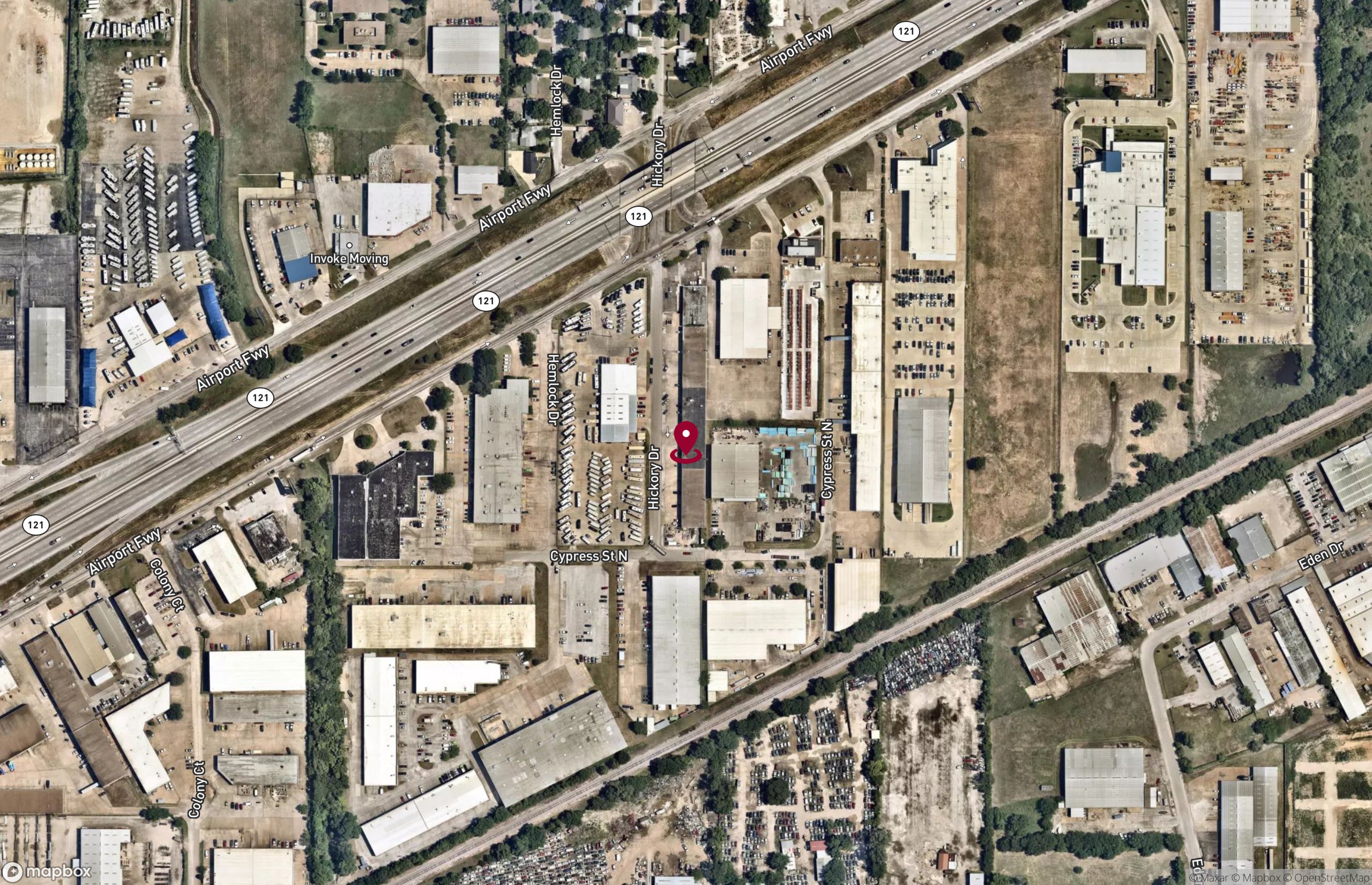 Map Industrial Property for Lease - 1800-1816 Hickory Dr, Haltom City, Texas, 76117 (2)