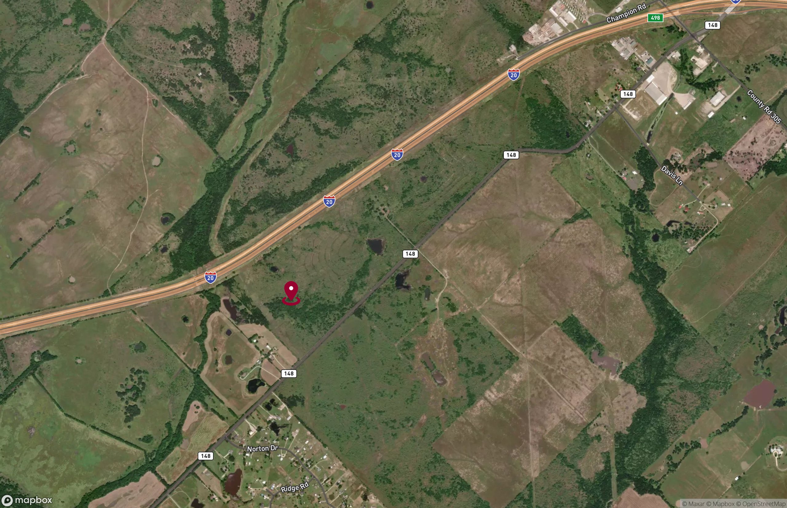 Map Industrial Property for Lease - TBD I-20, Terrell, Texas, 75160 (2)