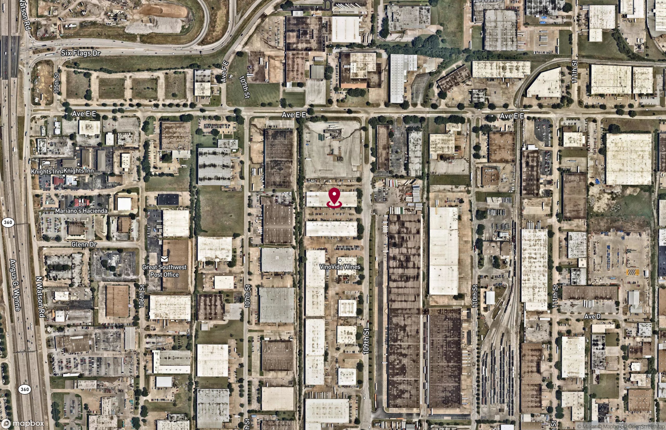 Map Industrial Property for Lease - 757-761 109th Street, Arlington, Texas, 76011 (17)