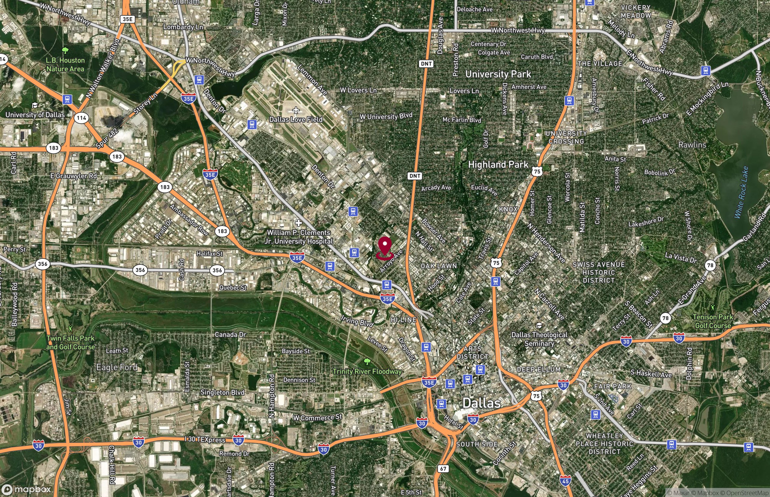 Map Office Property for Sale - 4622 Maple Ave, Dallas, Texas, 75219 (2)
