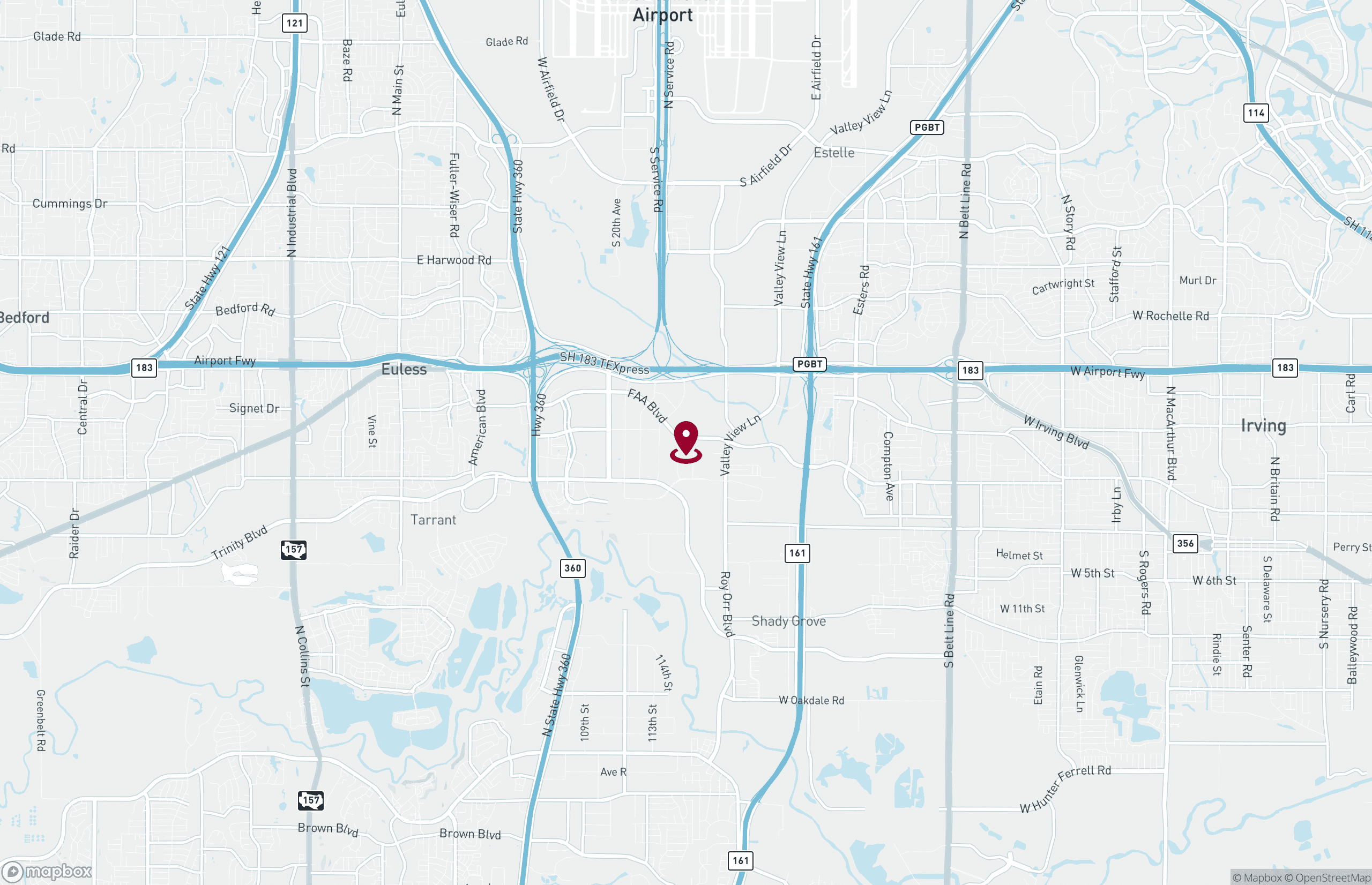 Map Industrial Property for Lease - 15100 Faa Blvd, Fort Worth, Texas, 76155 (2)