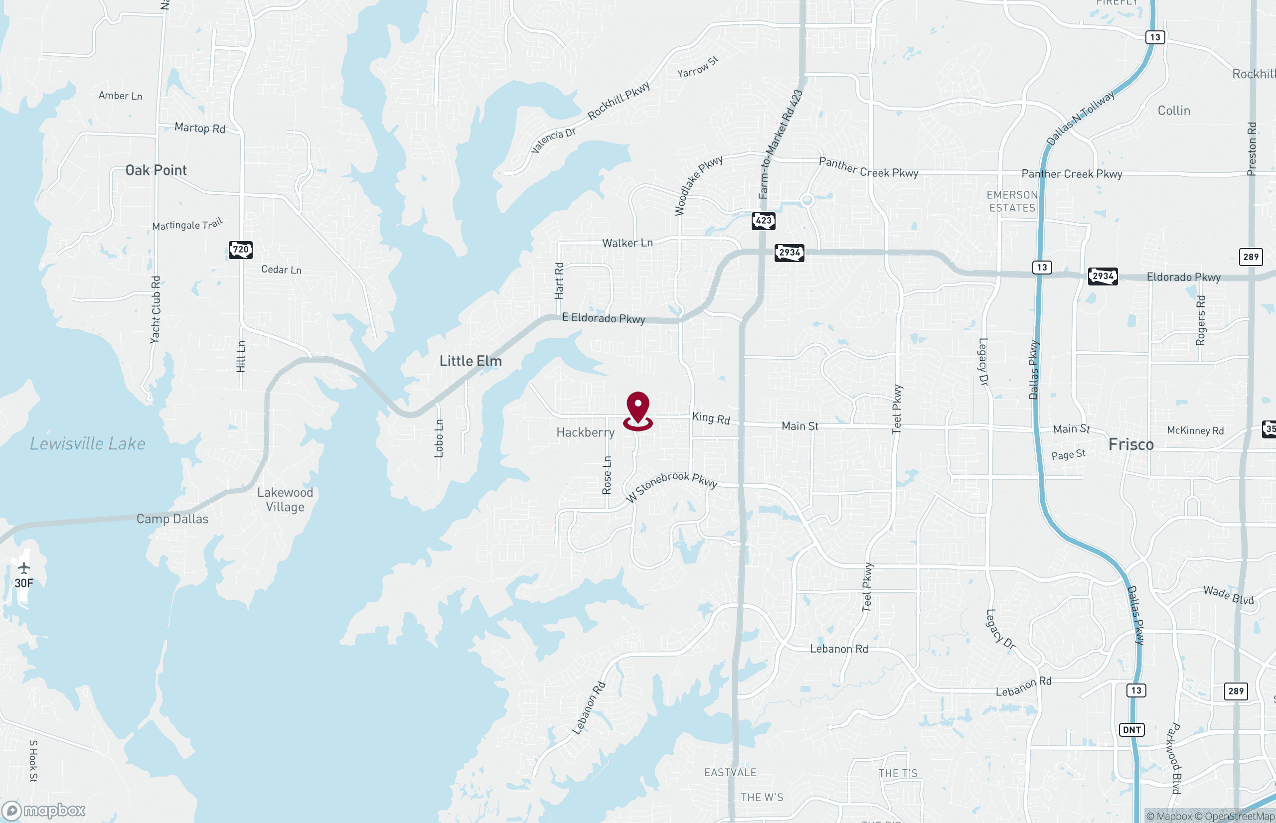 Map Industrial Property for Lease or Sale - 15118 King Rd - Building 300, Frisco, Texas, 75036 (2)