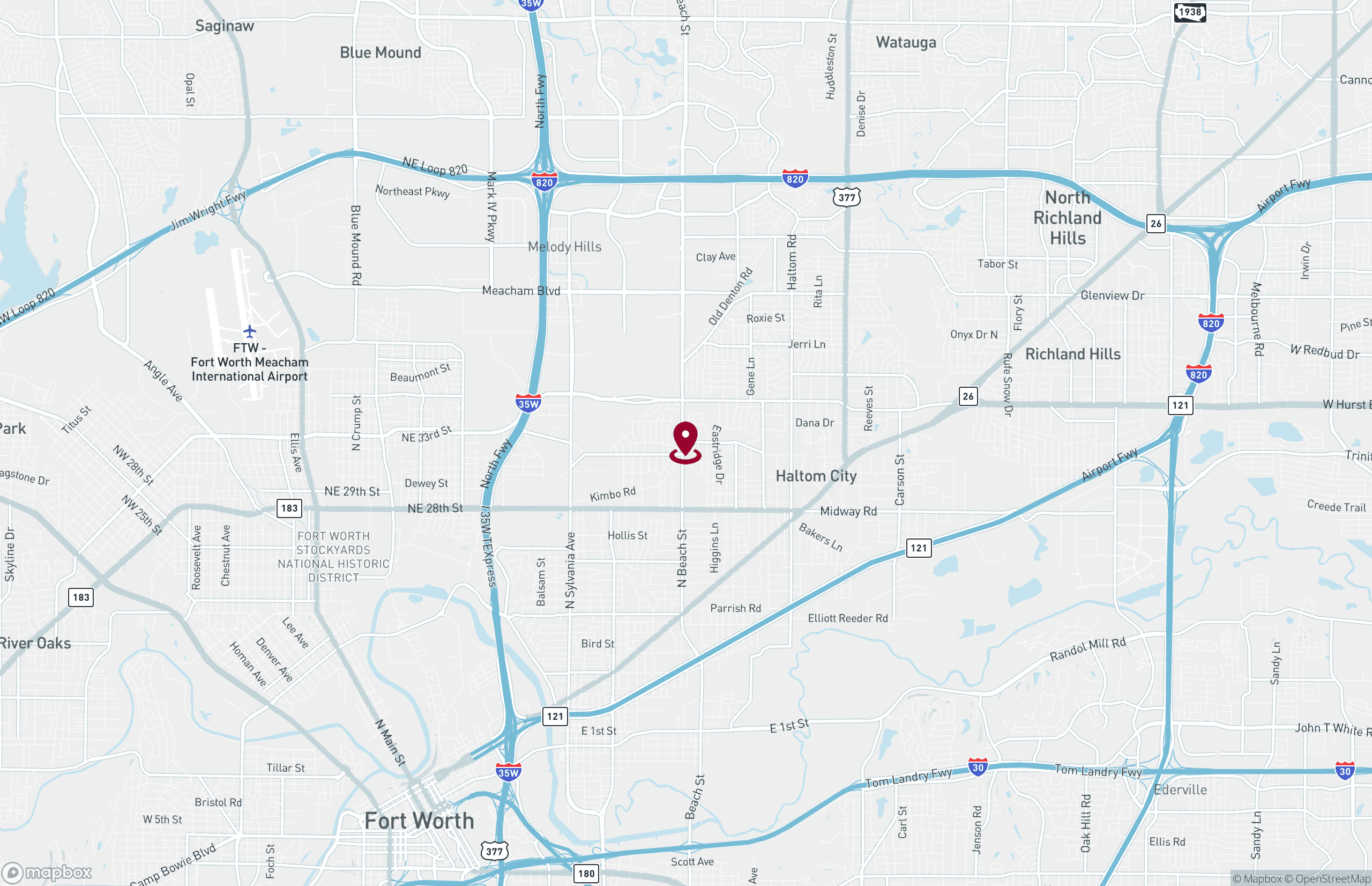 Flex Property for Lease - 3340 N Beach St, Haltom City, Texas, 76111 (2)