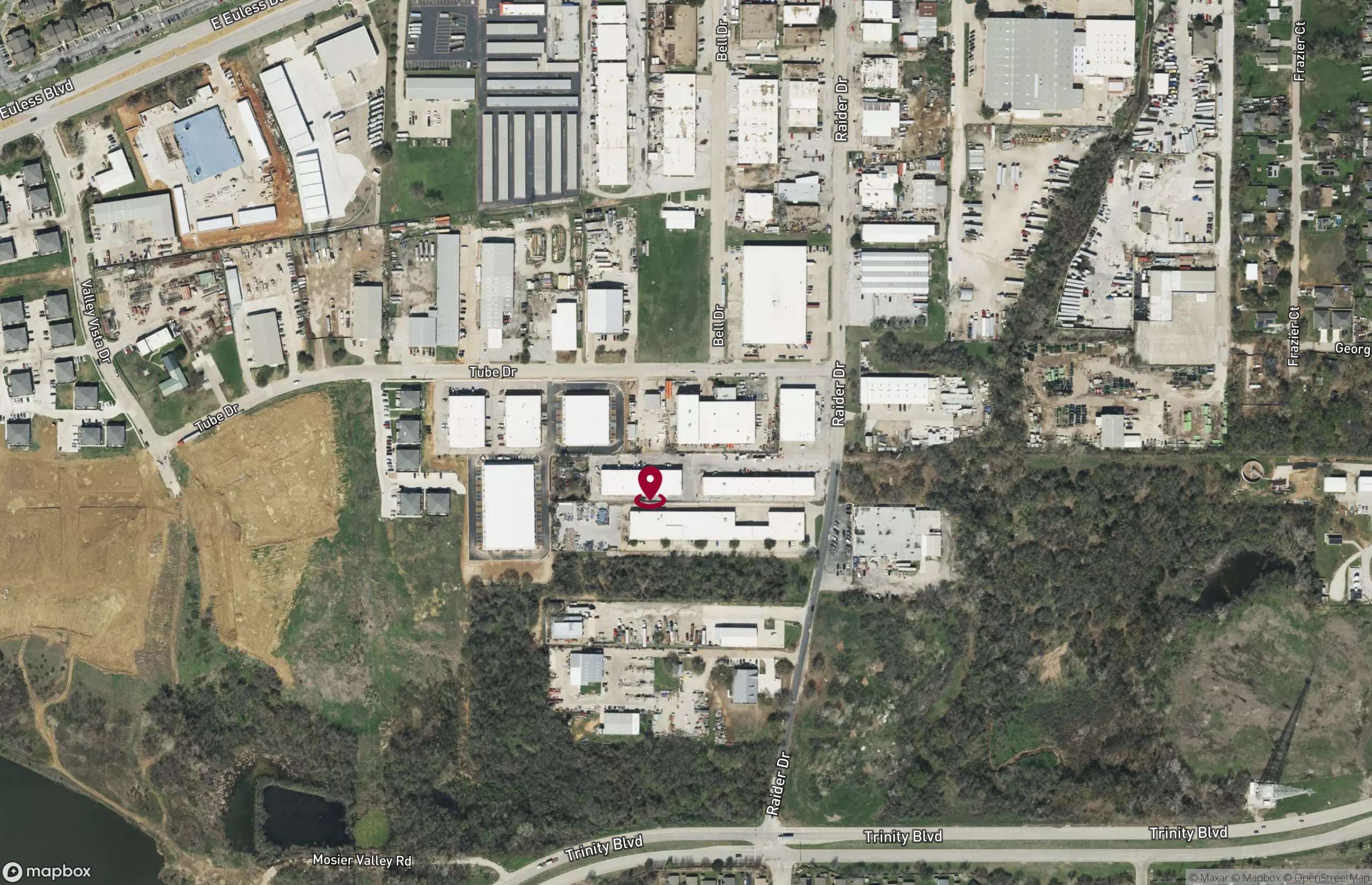 Map Industrial Property for Lease - 3417 Raider Drive, Hurst, Texas, 76053 (2)