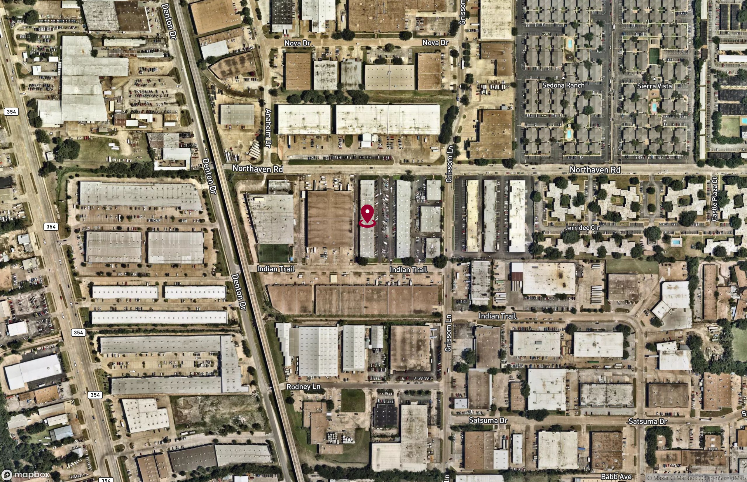 Map Industrial Property for Lease - 2630 Northaven Rd, Dallas, Texas, 75229 (2)