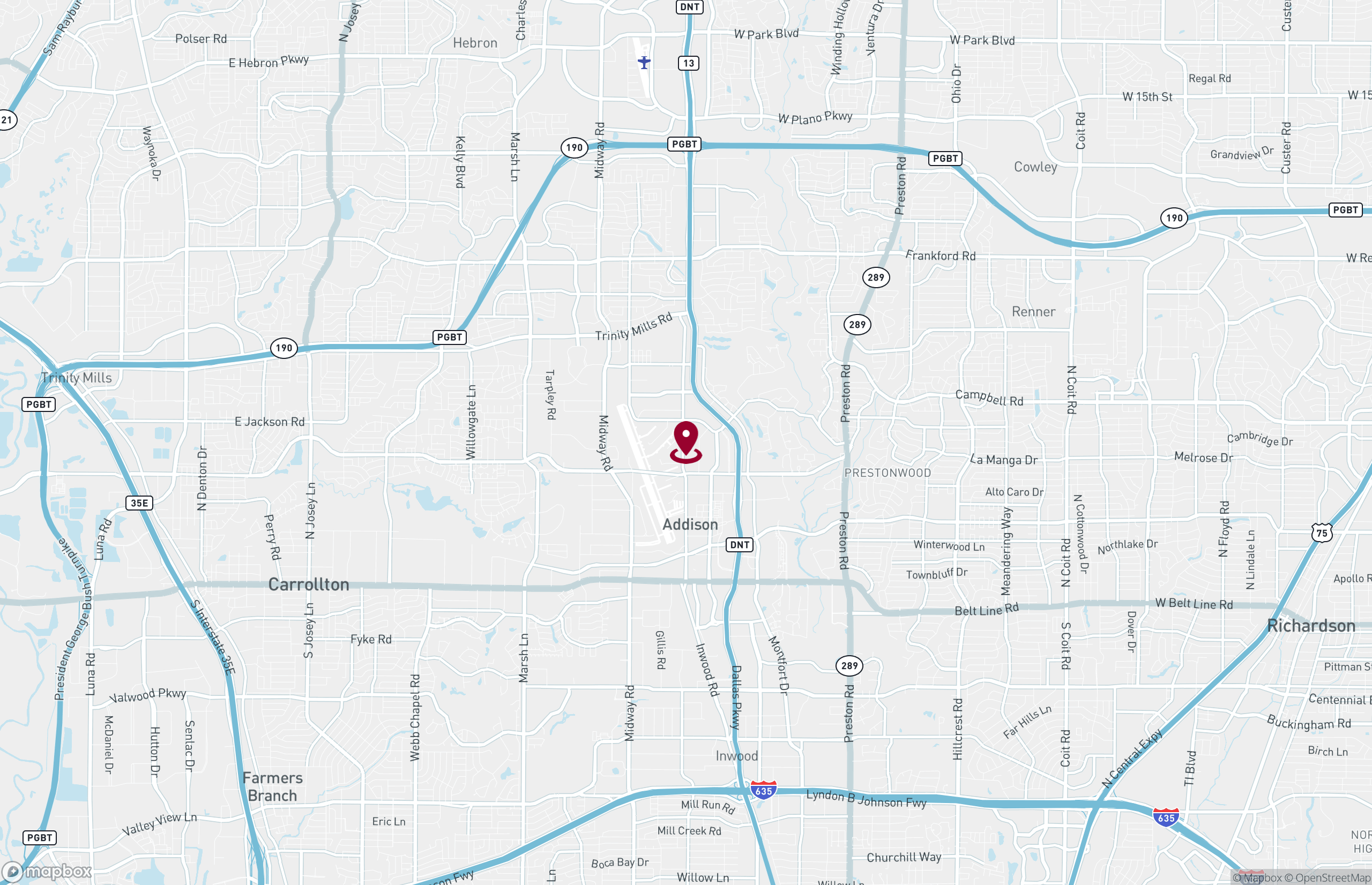 Map Office Property for Sale - 16300 Addison Rd, Addison, Texas, 75001 (2)