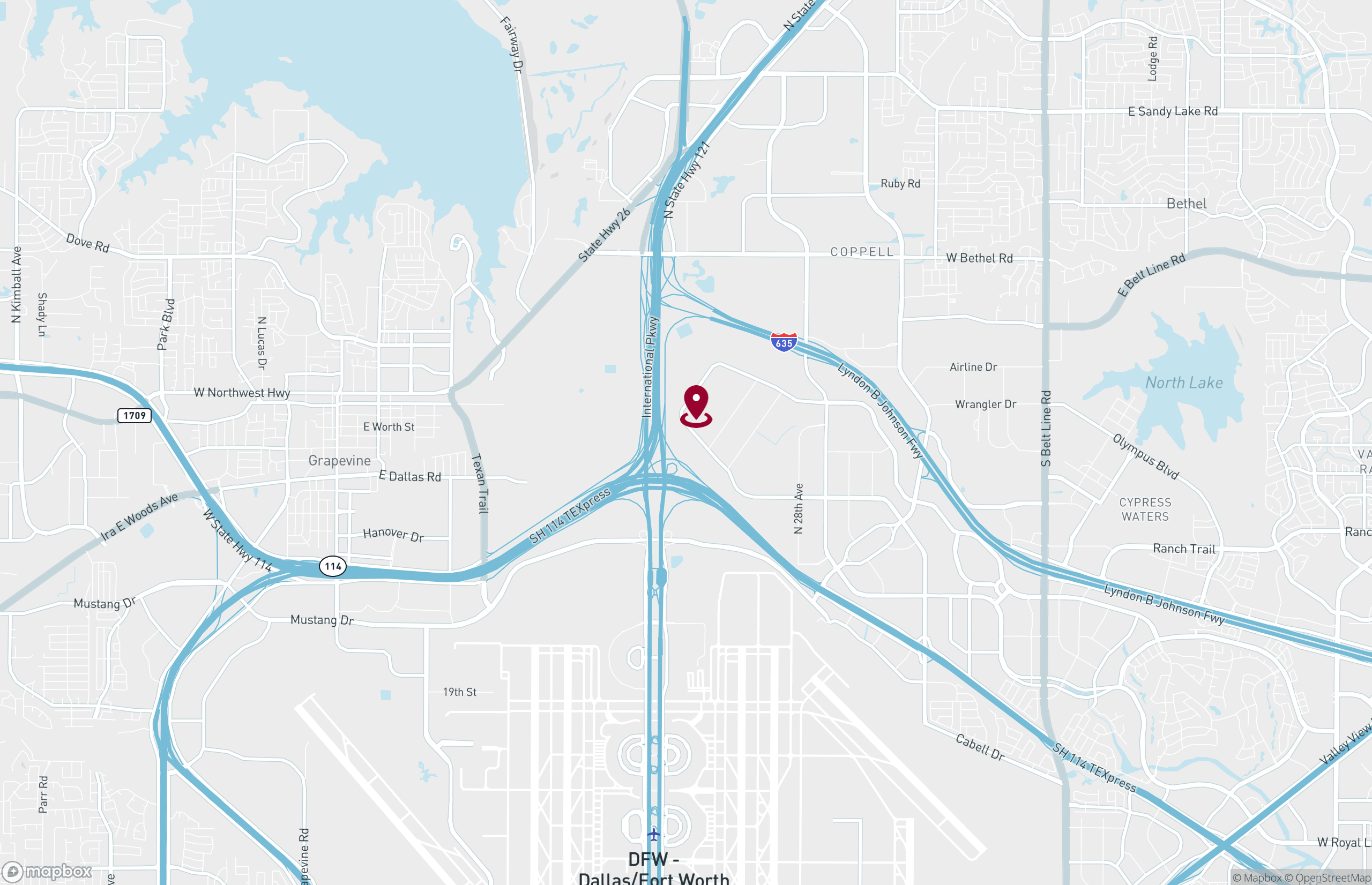 Map Industrial Property for Lease - 2425 Esters Rd, Irving, Texas, 75062 (2)