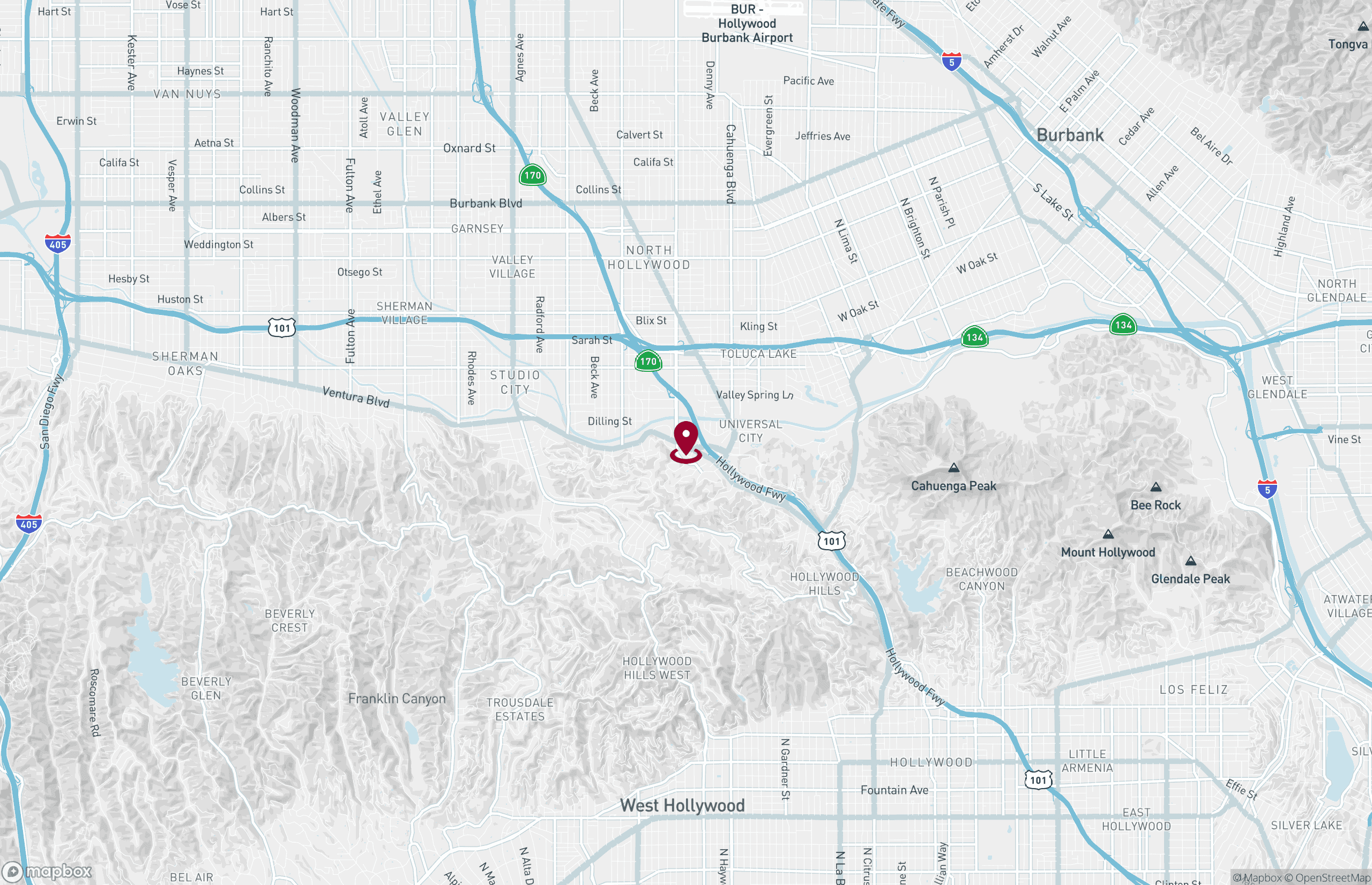 Map Retail Property for Lease - 10941 Ventura Blvd, Los Angeles, California, 91604 (3)