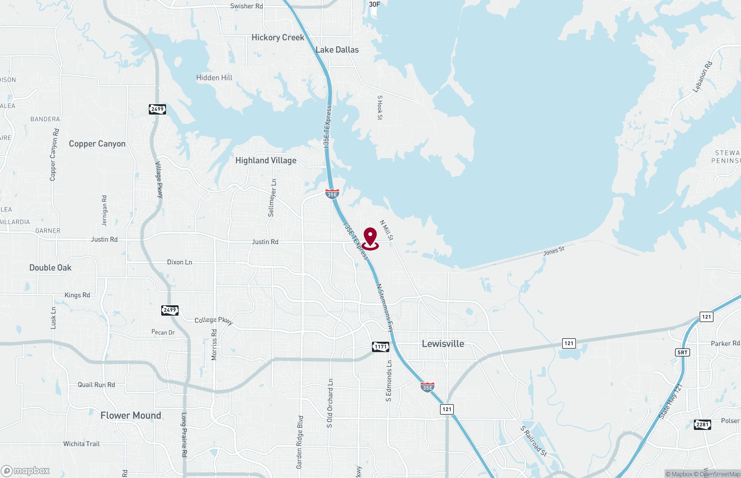 Map Retail Property for Lease - 359 Lake Park Rd, Lewisville, Texas, 75057 (3)