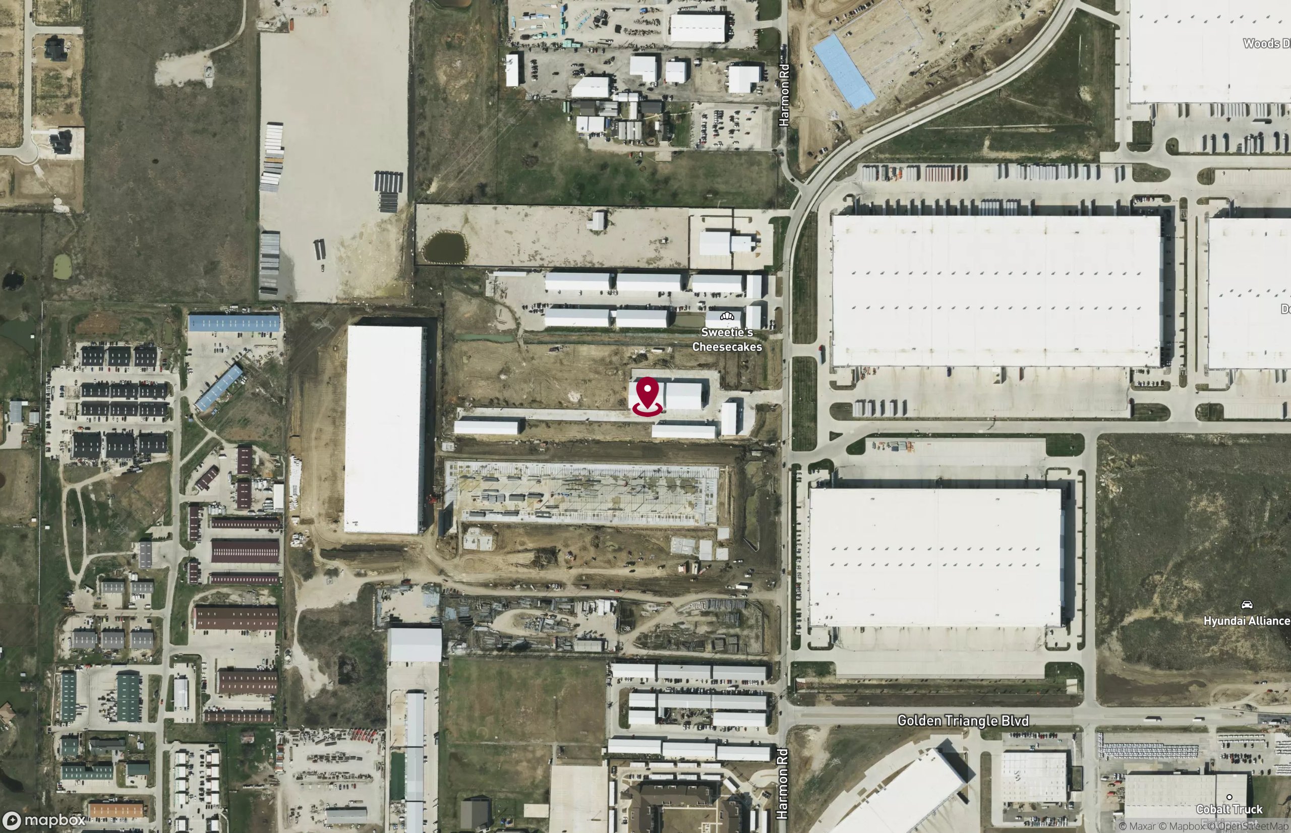Map Industrial Property for Lease - 13027 Harmon Rd, Fort Worth, Texas, 76177 (2)
