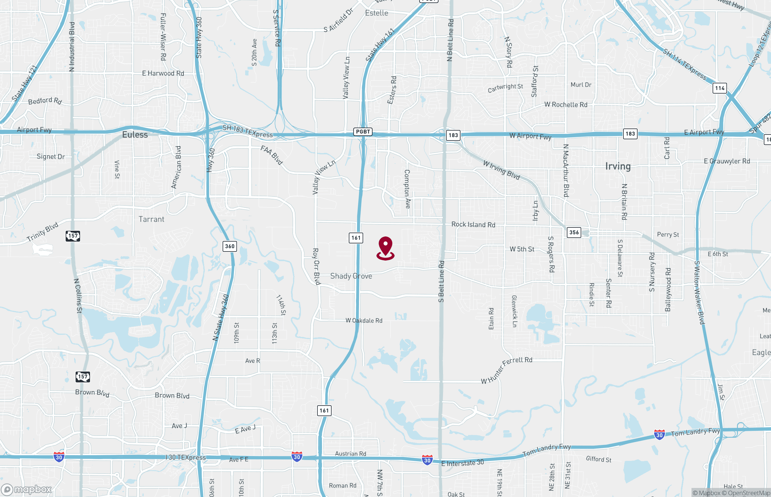 Map Industrial Property for Lease - 400 E Shady Grove Rd - Bldg A, Grand Prairie, Texas, 75050 (2)
