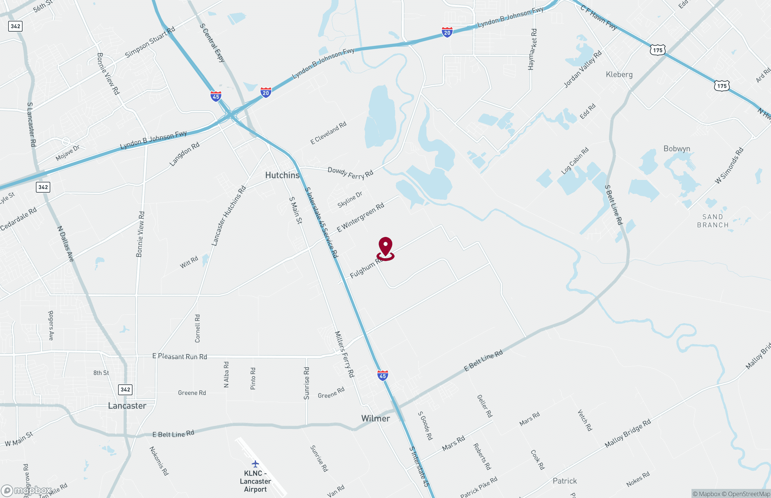 Map Land for Lease - 1387 E Fulghum Rd, Hutchins, Texas, 75141 (2)