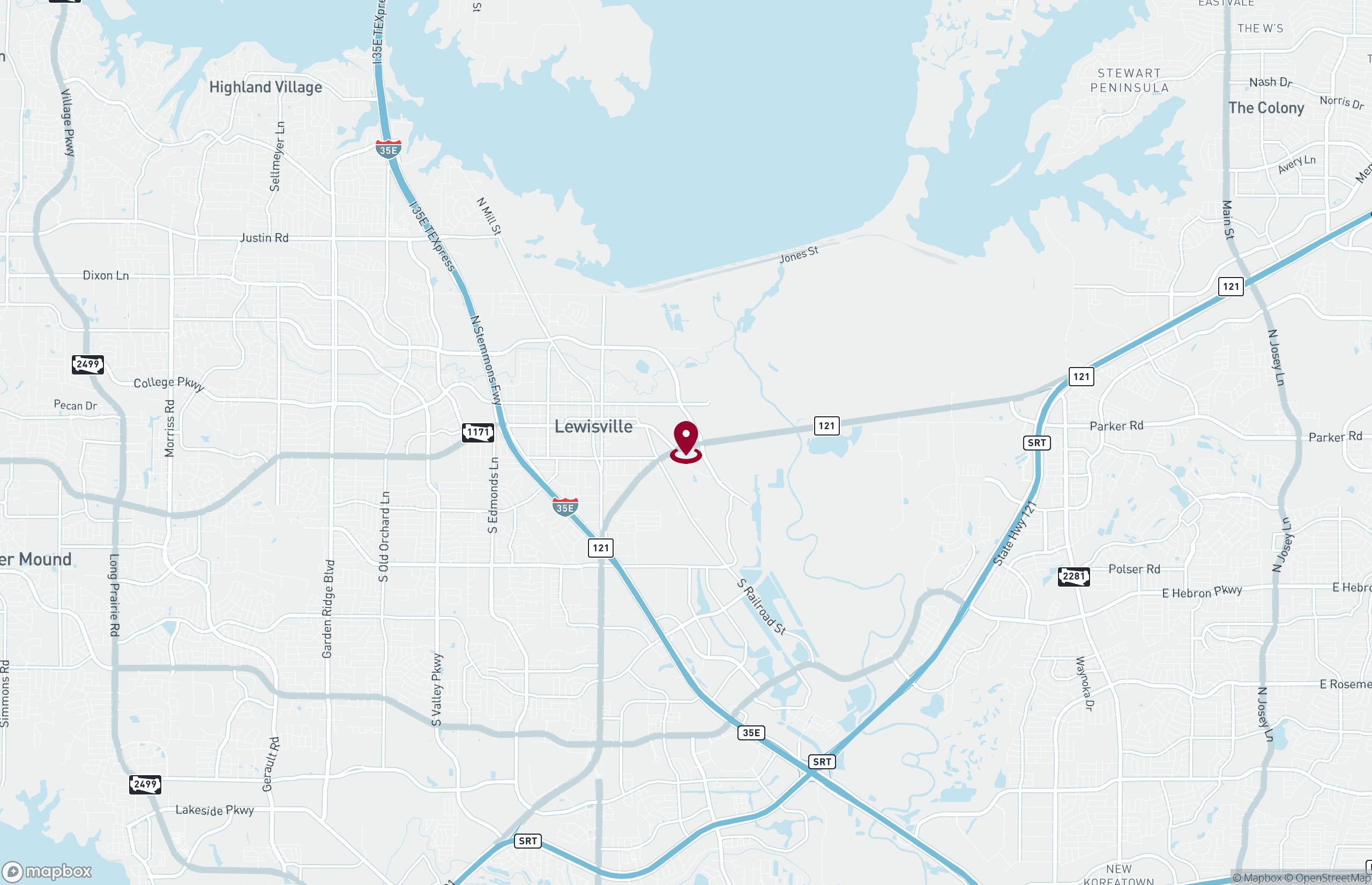 Map Industrial Property for Lease or Sale - 825 E State Highway 121, Lewisville, Texas, 75057 (2)