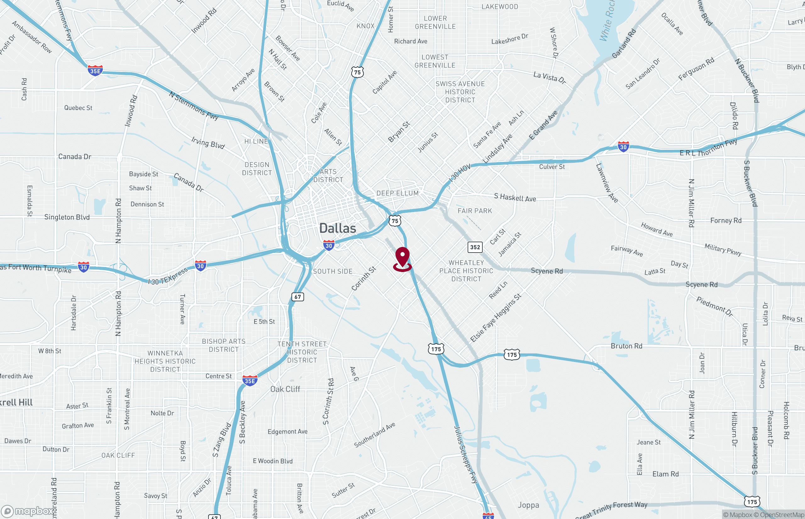 Industrial Property for Lease or Sale - 2438 S Cesar Chavez Blvd, Dallas, Texas, 75215 (2)