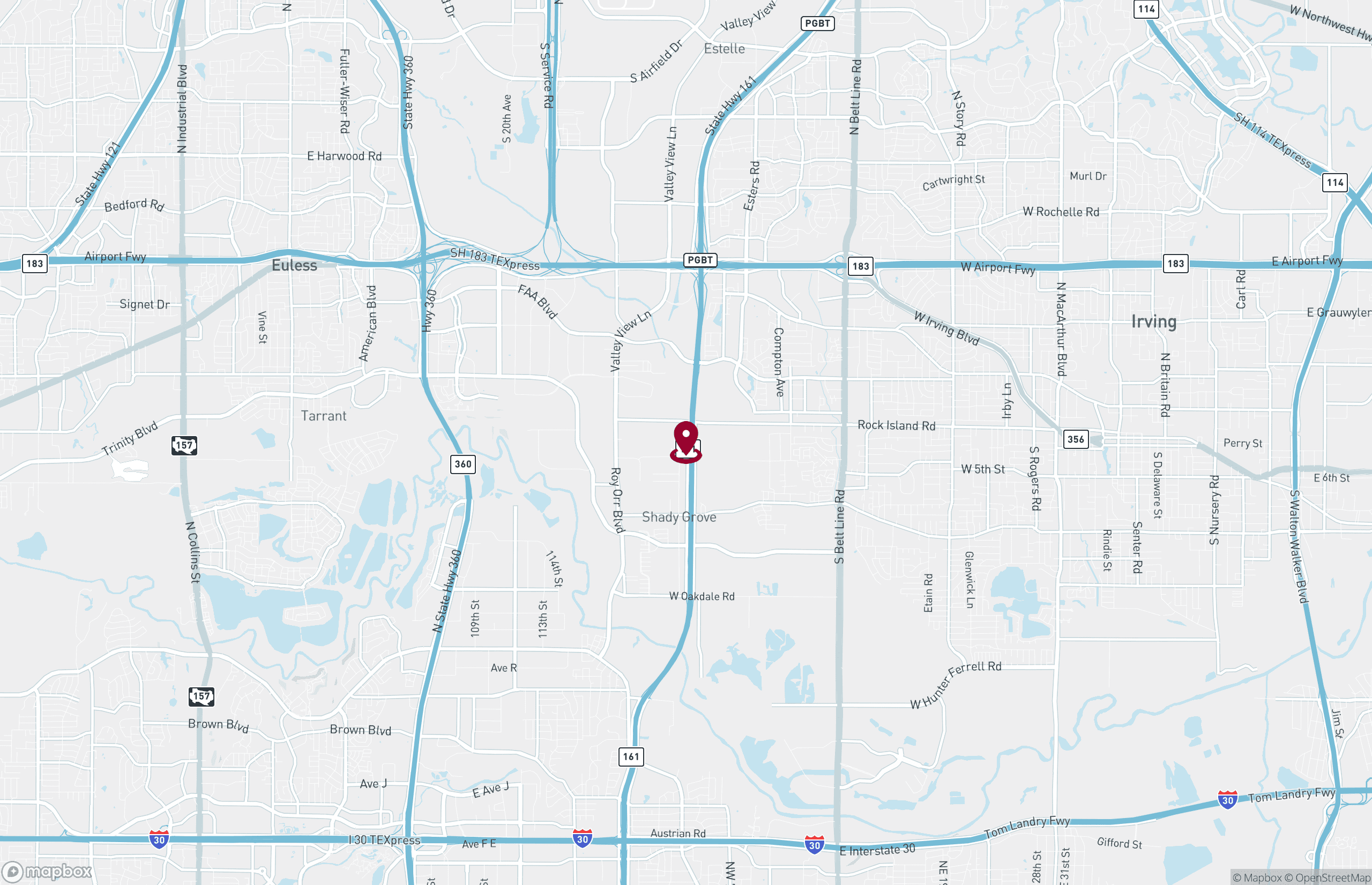 Map Industrial Property for Lease or Sale - 3545 Hardrock Rd - Building 1, Grand Prairie, Texas, 75050 (2)
