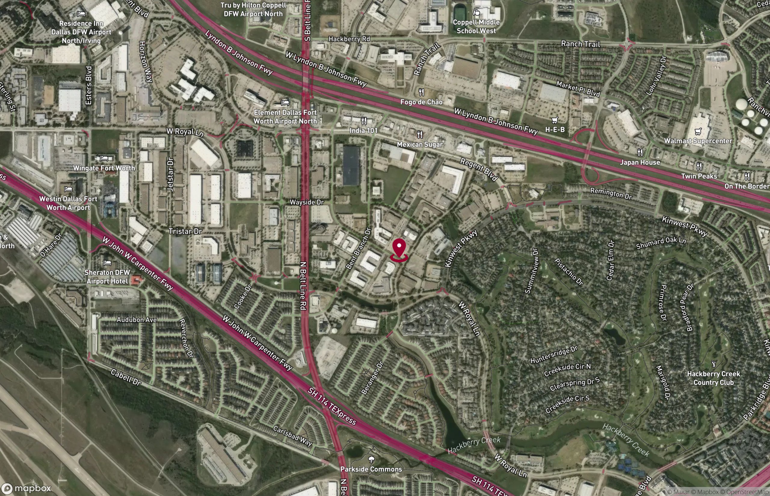Map Industrial Property for Lease or Sale - 7911 Ridgepoint Dr, Irving, Texas, 75063 (2)