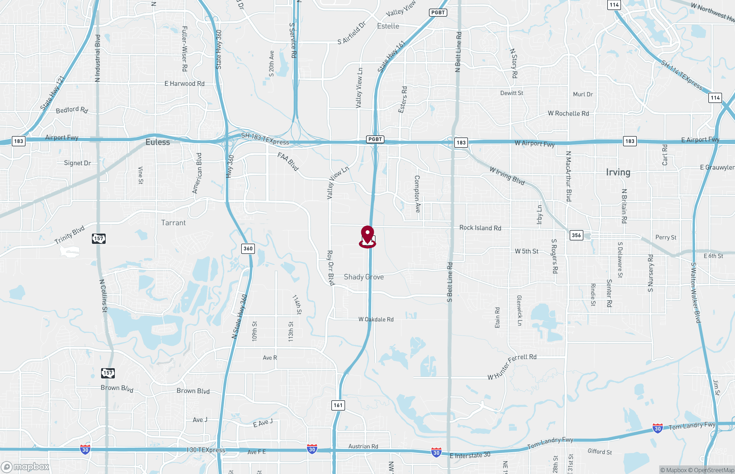 Map Industrial Property for Lease or Sale - 3545 Hardrock Rd - Building 2, Grand Prairie, Texas, 75050 (2)