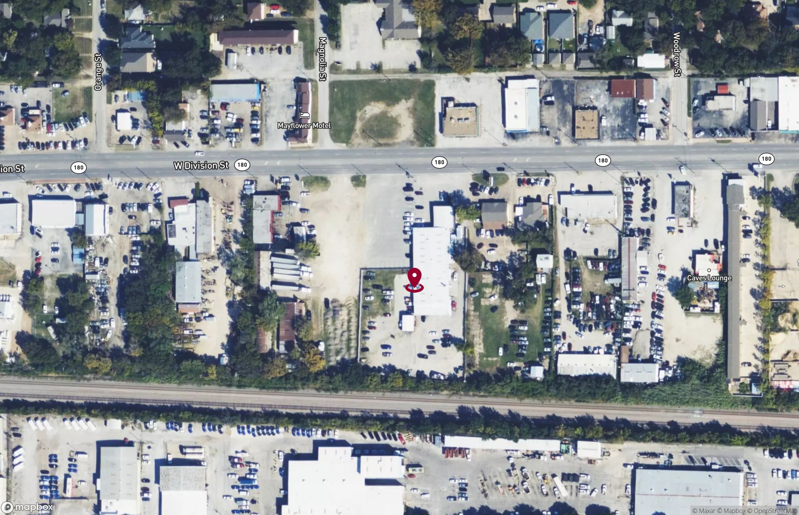 Map Industrial Property for Lease or Sale - 926 W Division St, Arlington, Texas, 76012 (2)