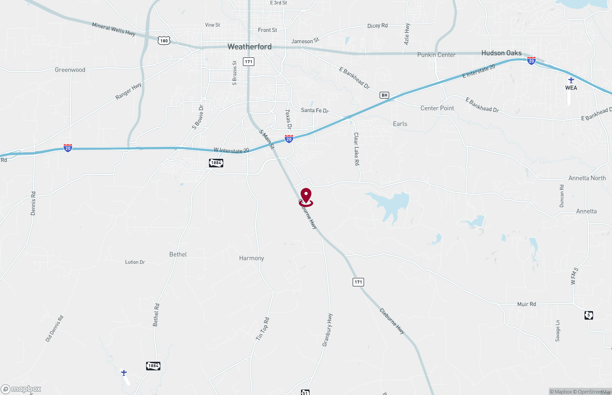 Map Land for Sale - Old Airport Road, Weatherford, Texas, 76087 (2)