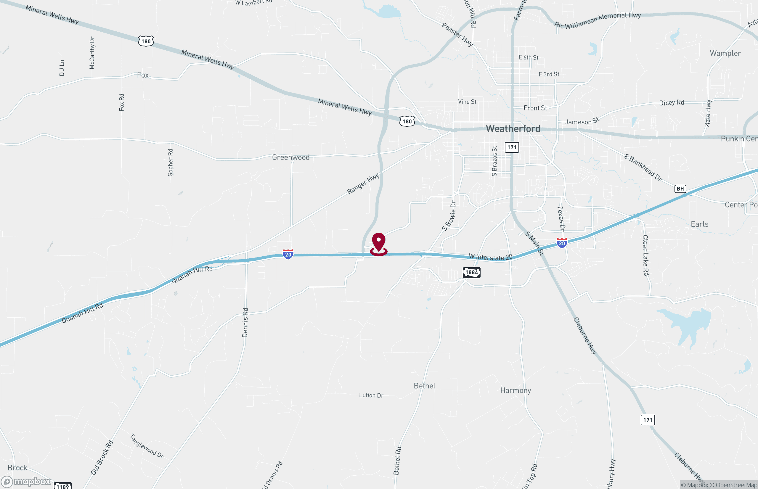 Map Land for Sale - 1701 Old Brock Rd, Weatherford, Texas, 76088 (2)