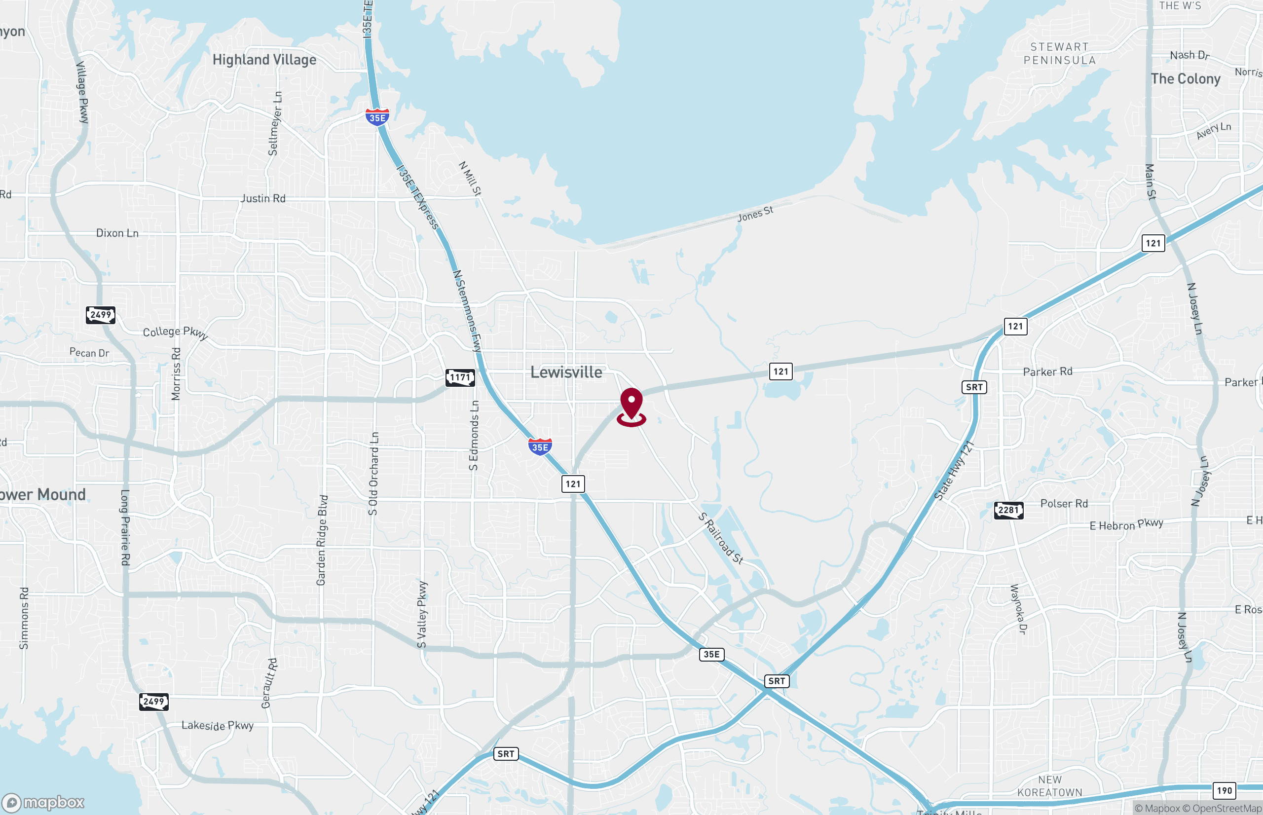 Map Industrial Property for Sale - 720 East State Highway 121, Lewisville, Texas, 75057 (2)