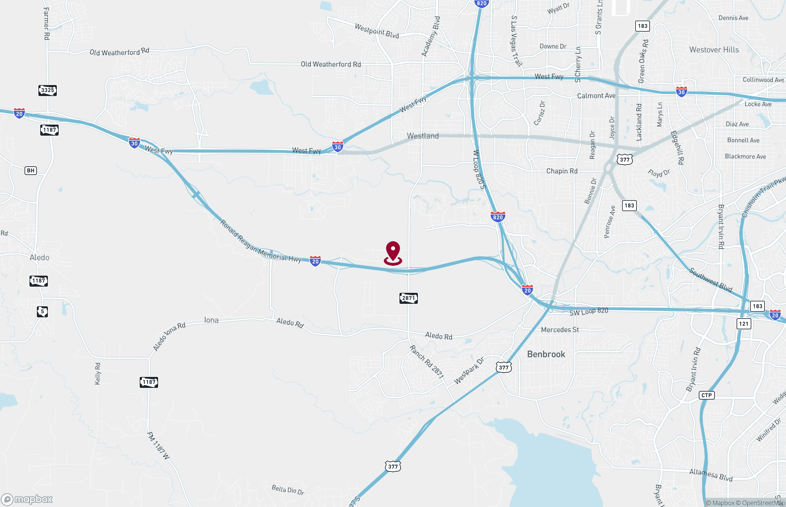Map Industrial Property for Lease - 6451 Silver Saddle Rd, Fort Worth, Texas, 76126 (2)