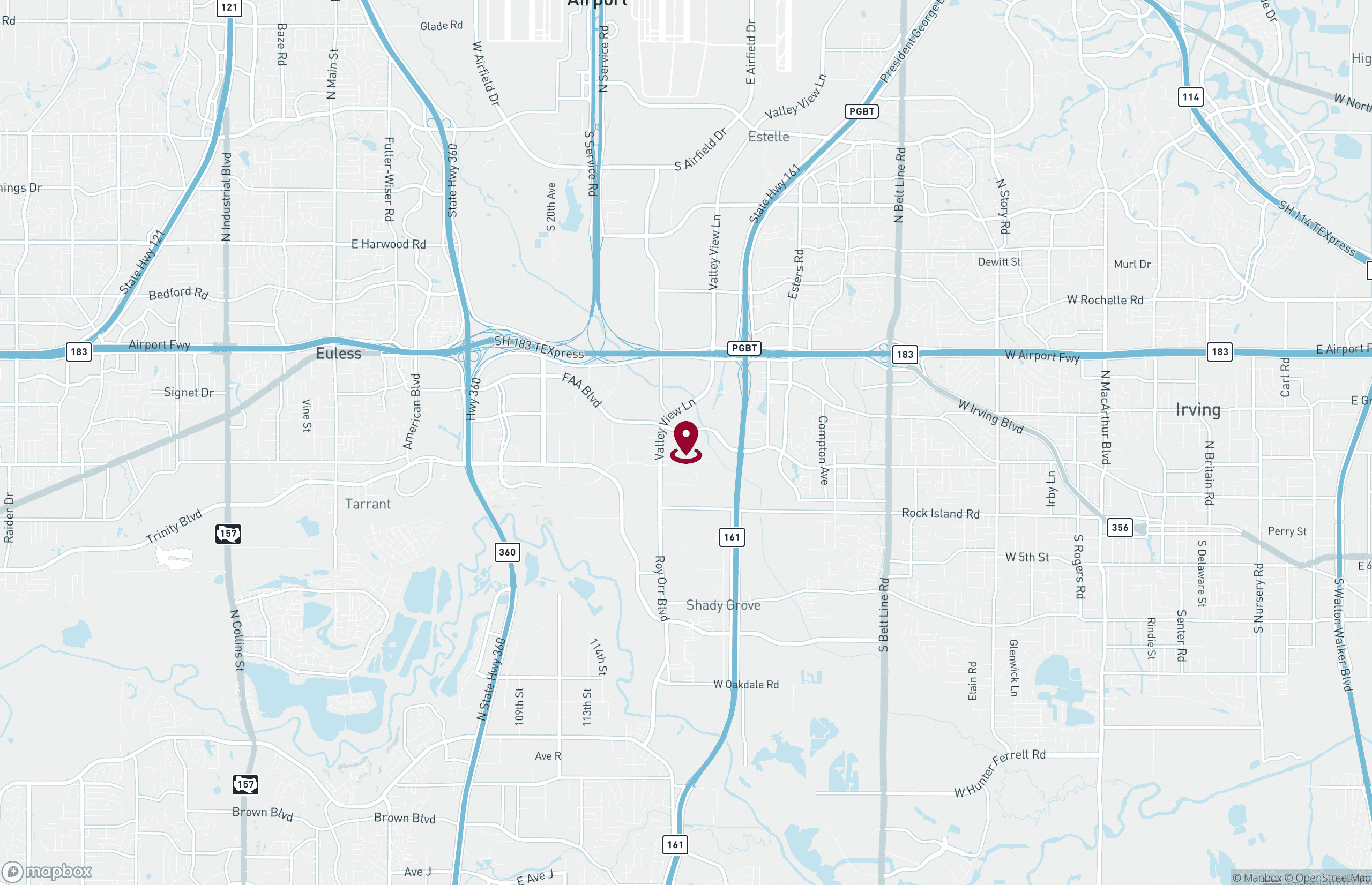 Map Industrial Property for Lease or Sale - 1501 Valley View Ln, Irving, Texas, 75061 (2)