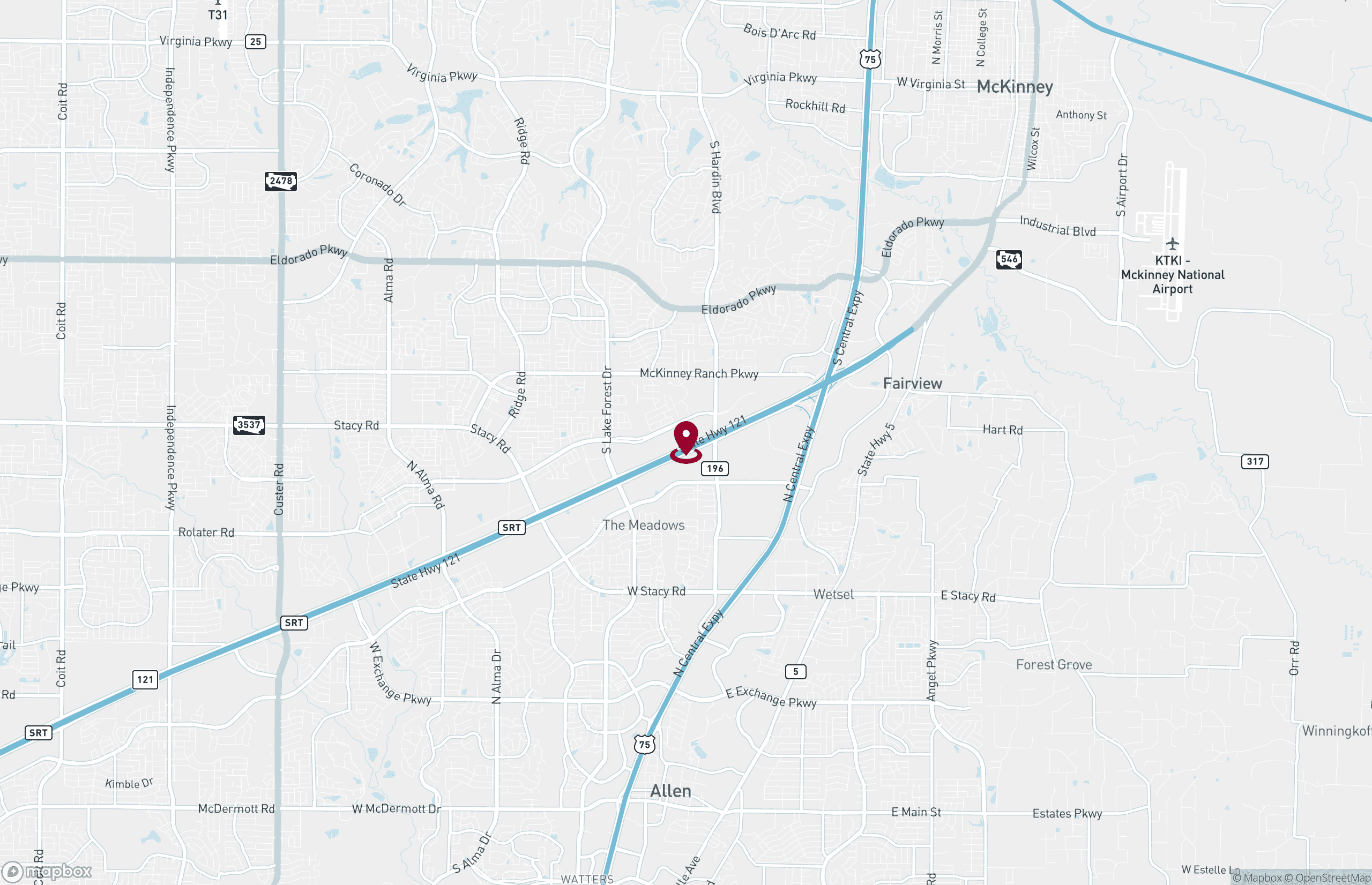 Map Industrial Property for Sale - 5298 State Highway 121 - Building 3, Mckinney, Texas, 75070 (2)