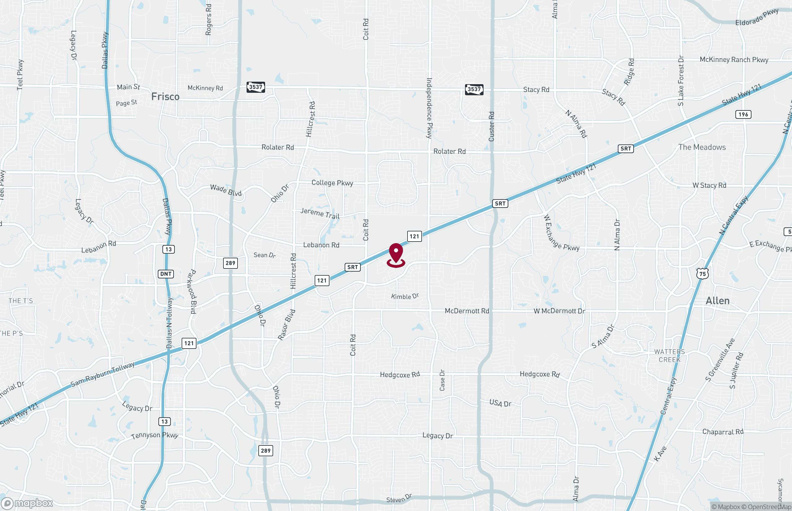 Map Office Property for Sale - 9925 Gillespie Dr, Plano, Texas, 75025 (2)