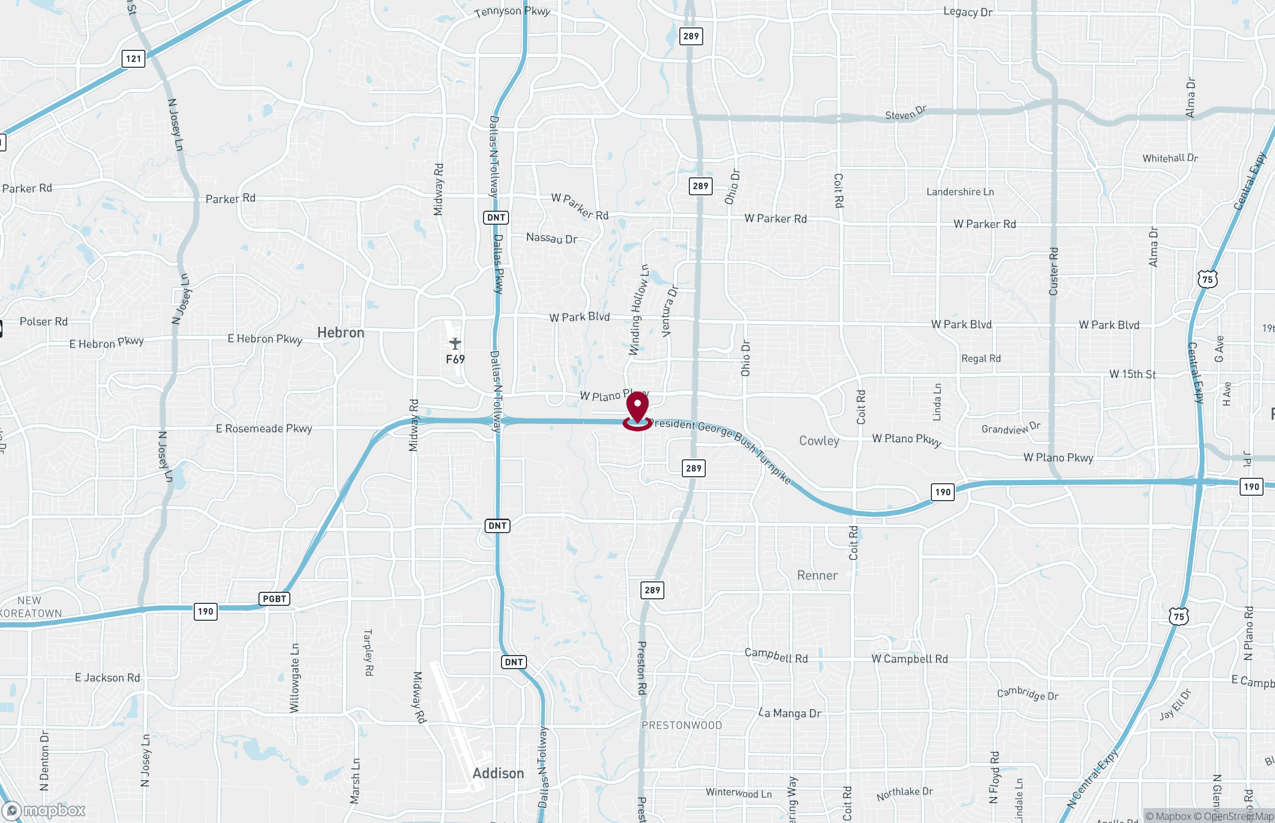 Map Office Property for Sale - 5212 Village Creek Dr, Plano, Texas, 75093 (2)