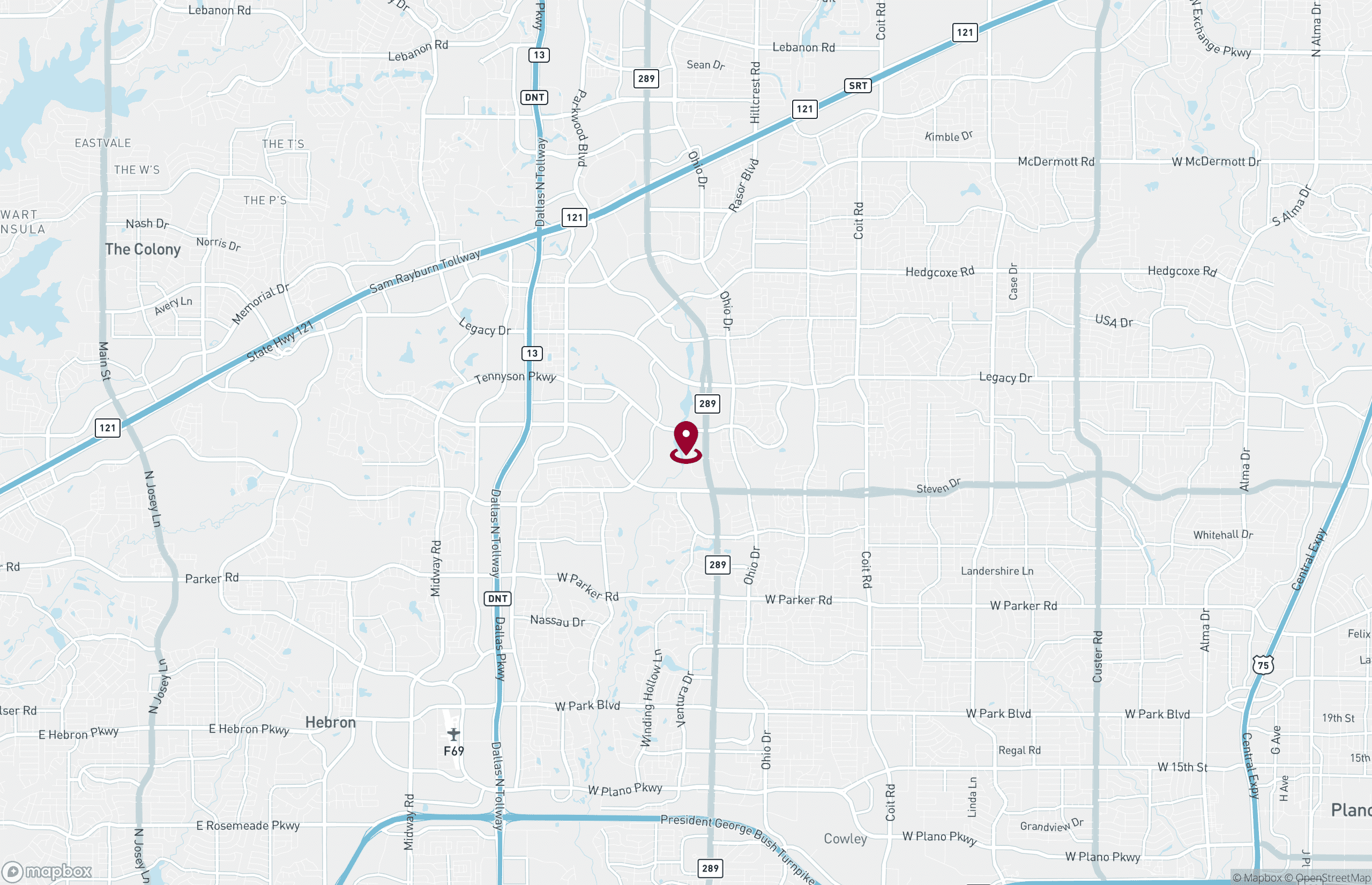 Map Office Property for Sale - 5040 Tennyson Parkway, Plano, Texas, 75024 (2)