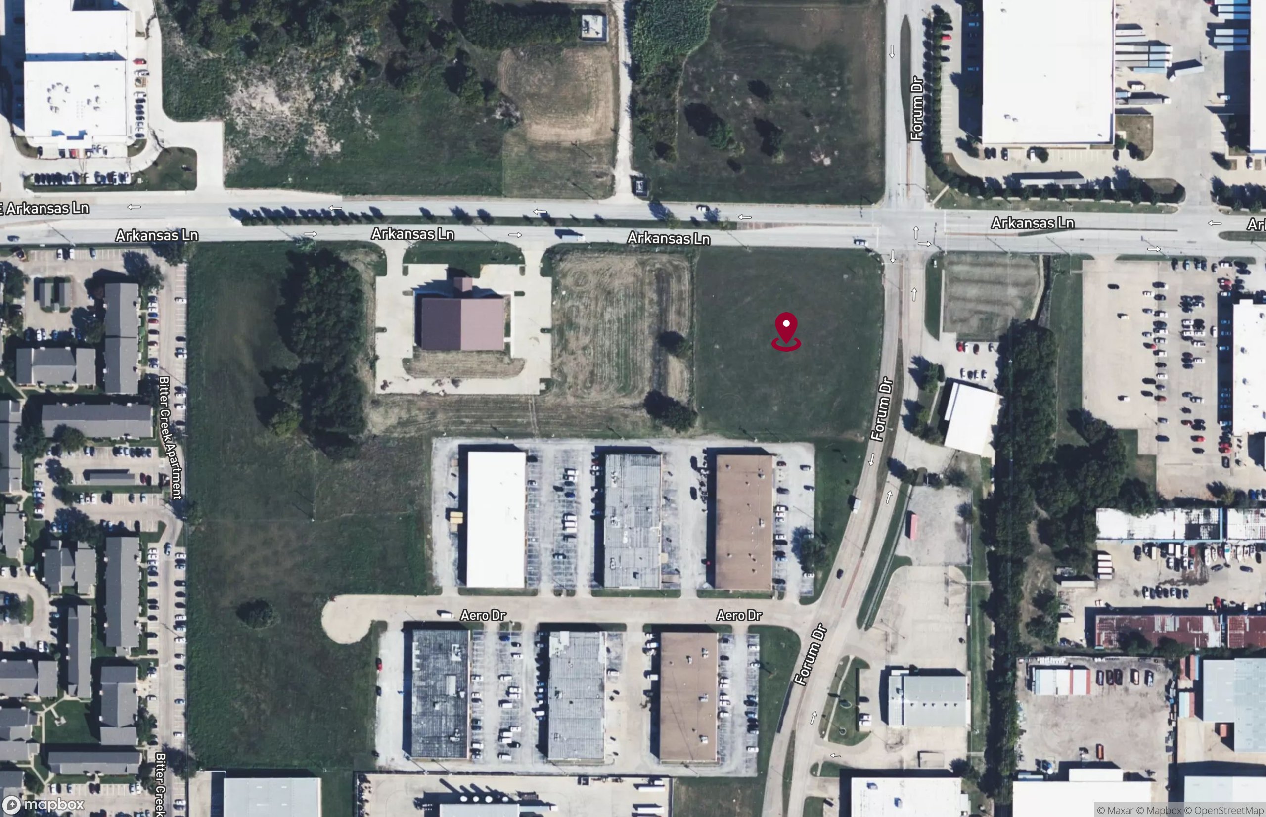 Map Industrial Property for Lease - 2603 Arkansas Ln, Grand Prairie, Texas, 75052 (2)