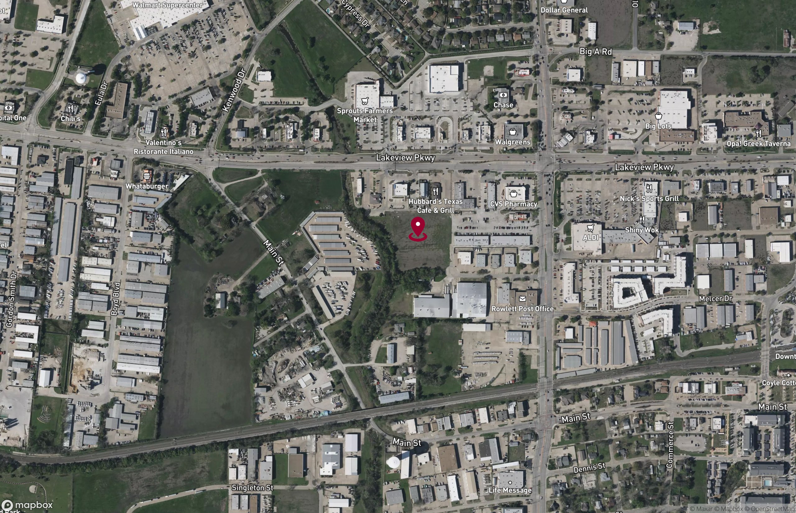 Map Industrial Property for Lease or Sale - 3314 Lakeview Parkway, Rowlett, Texas, 75088 (3)