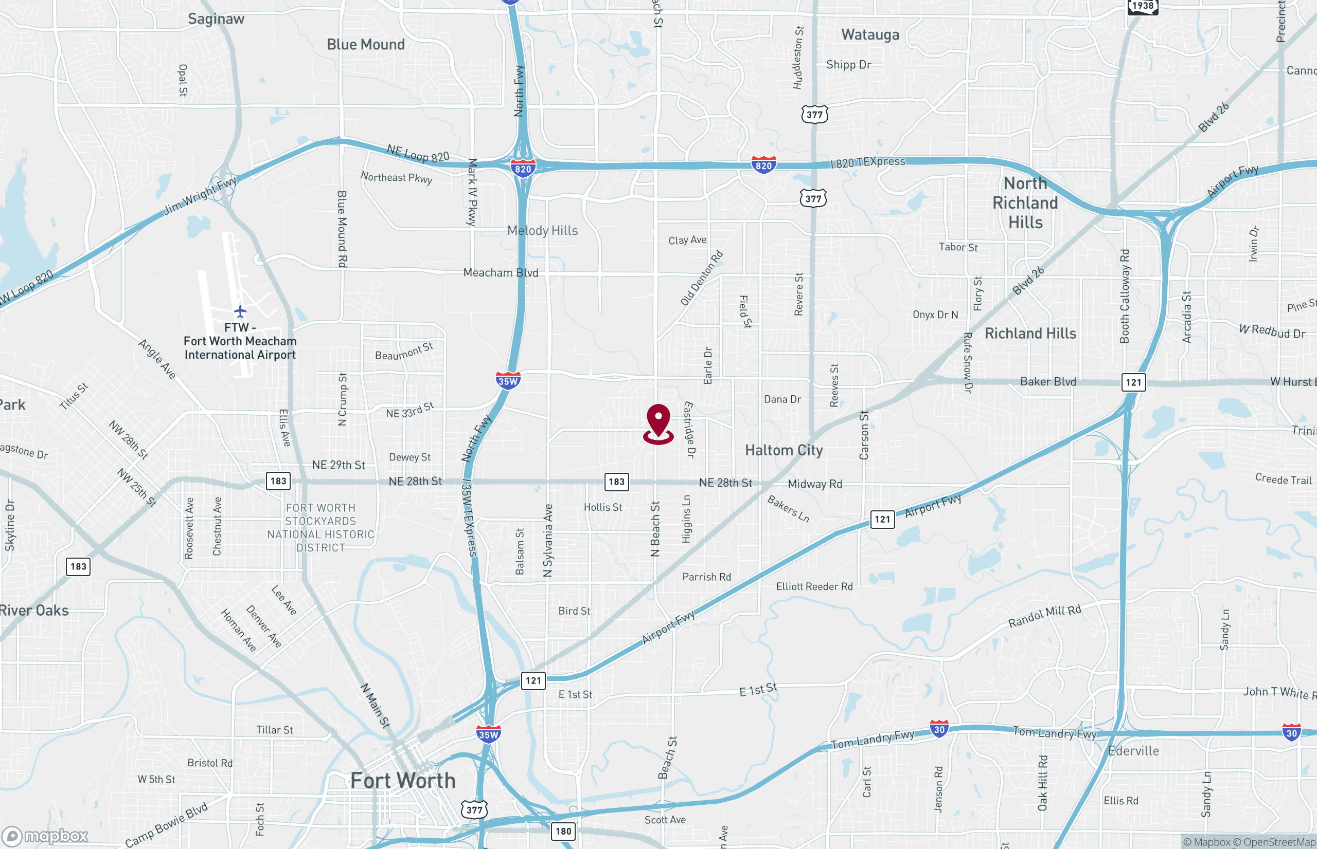 Industrial Property for Lease or Sale - 3330 N Beach St, Haltom City, Texas, 76111 (2)