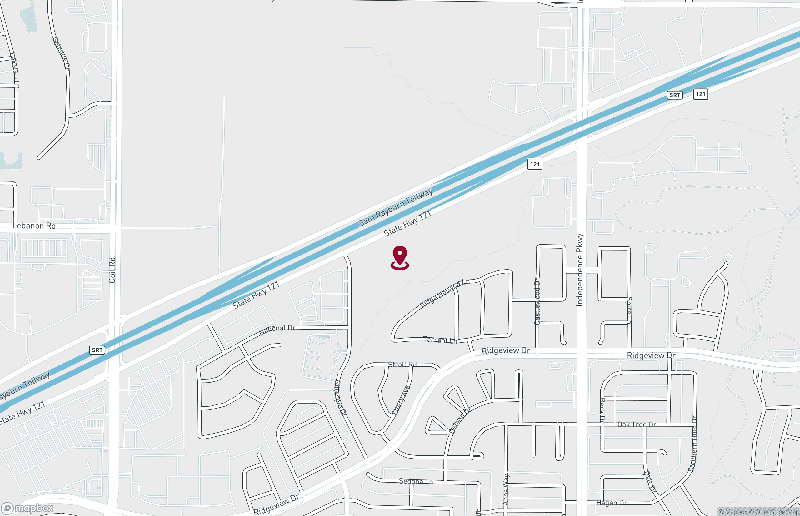 Map Industrial Property for Lease or Sale - 3300 State Hwy 121 - Building 1, Plano, Texas, 75025 (2)