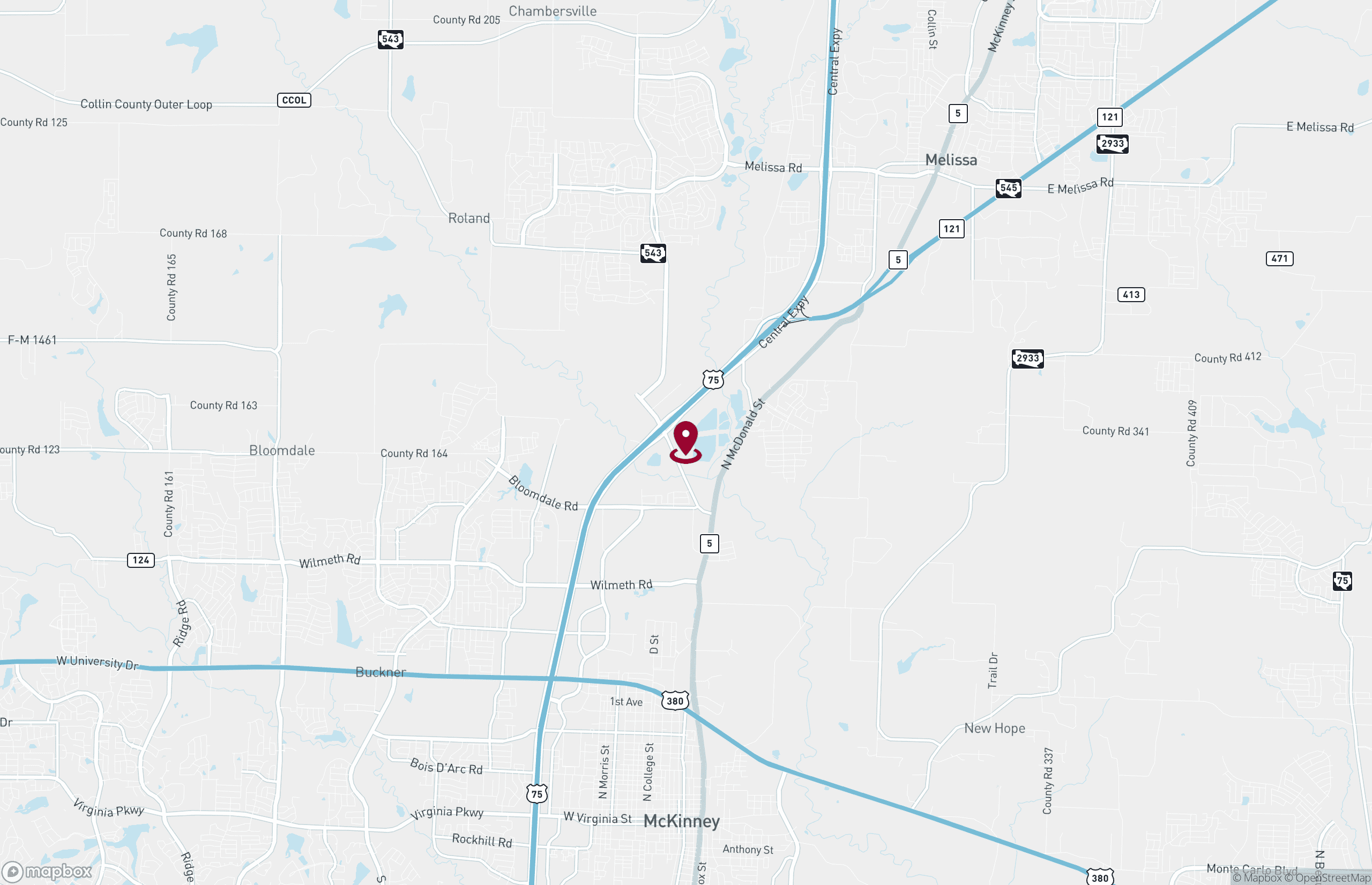 Map Industrial Property for Lease or Sale - N Central Expressway & Spur 195 - Bldg 2 - Phase I, McKinney, Texas, 75071 (2)