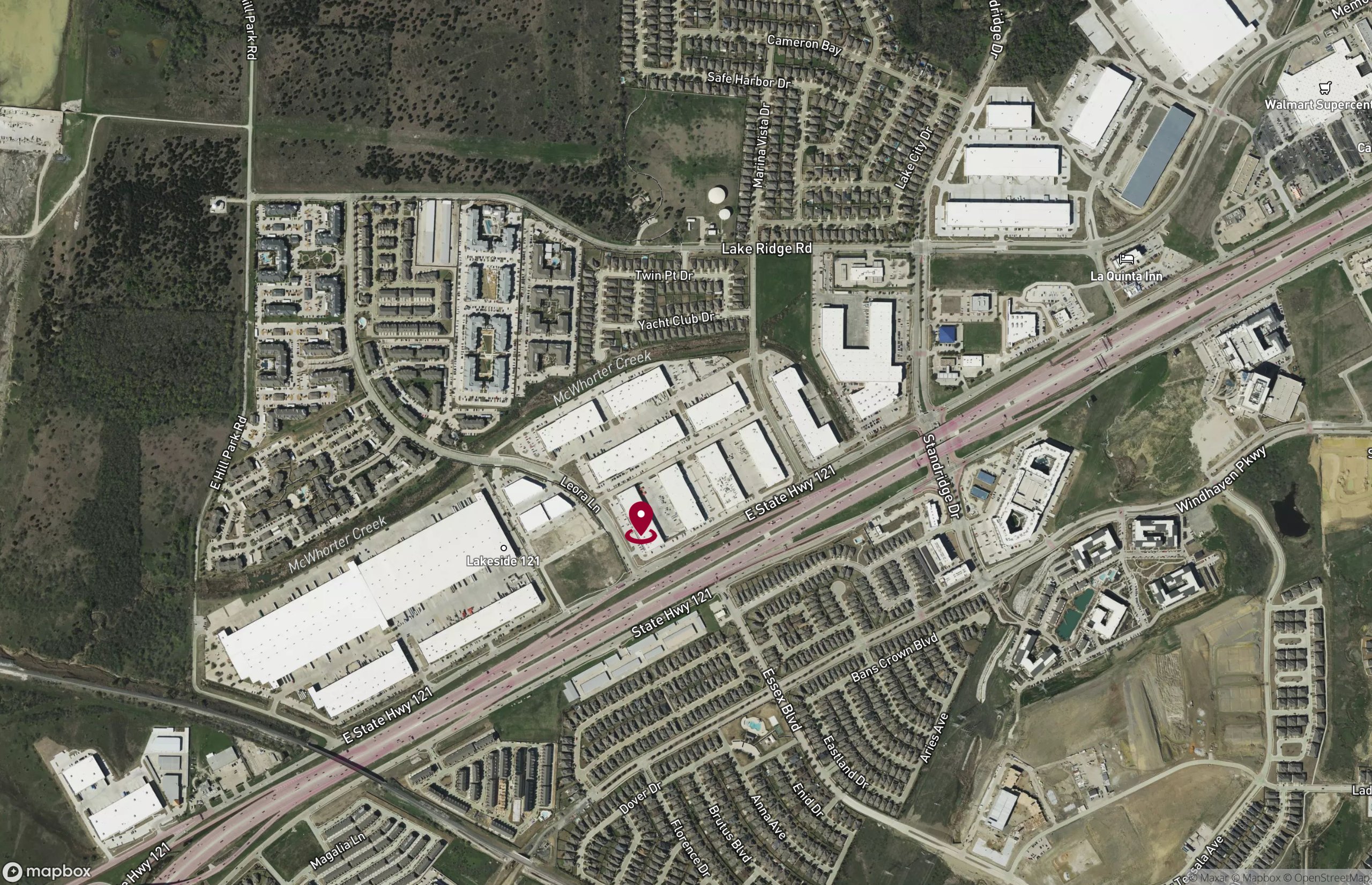 Map Industrial Property for Lease - 2701 East State Highway 121, Lewisville, Texas, 75056 (2)