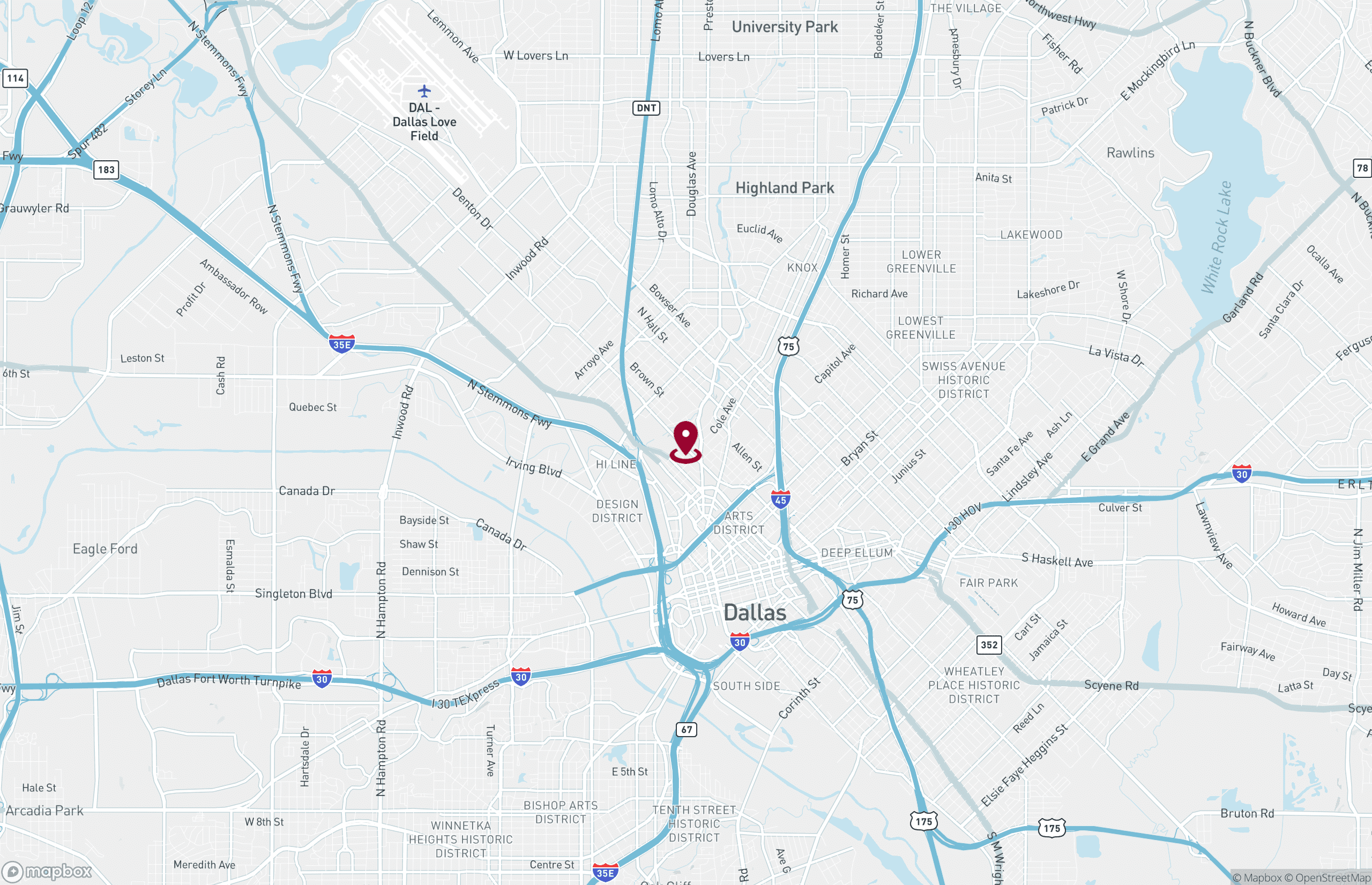 Map Office Property for Rent - 3102 Maple Ave, Dallas, Texas, 75201 (2)