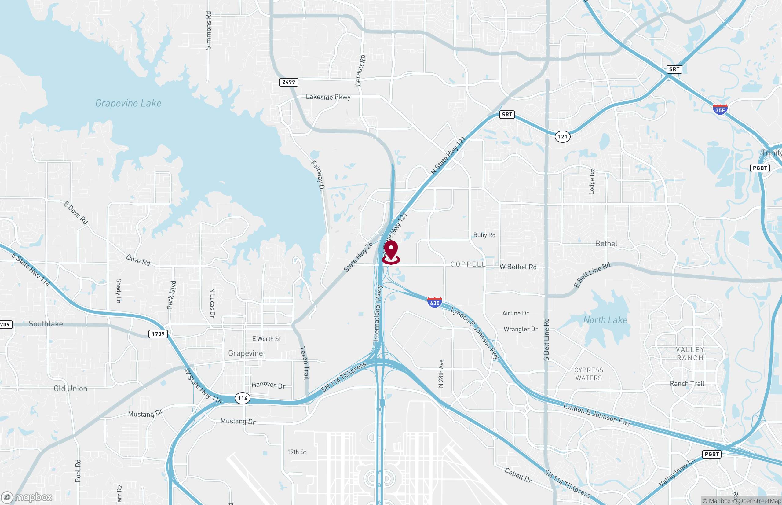 Map Industrial Property for Lease - 1800 State Highway 121, Grapevine, Texas, 76051 (2)